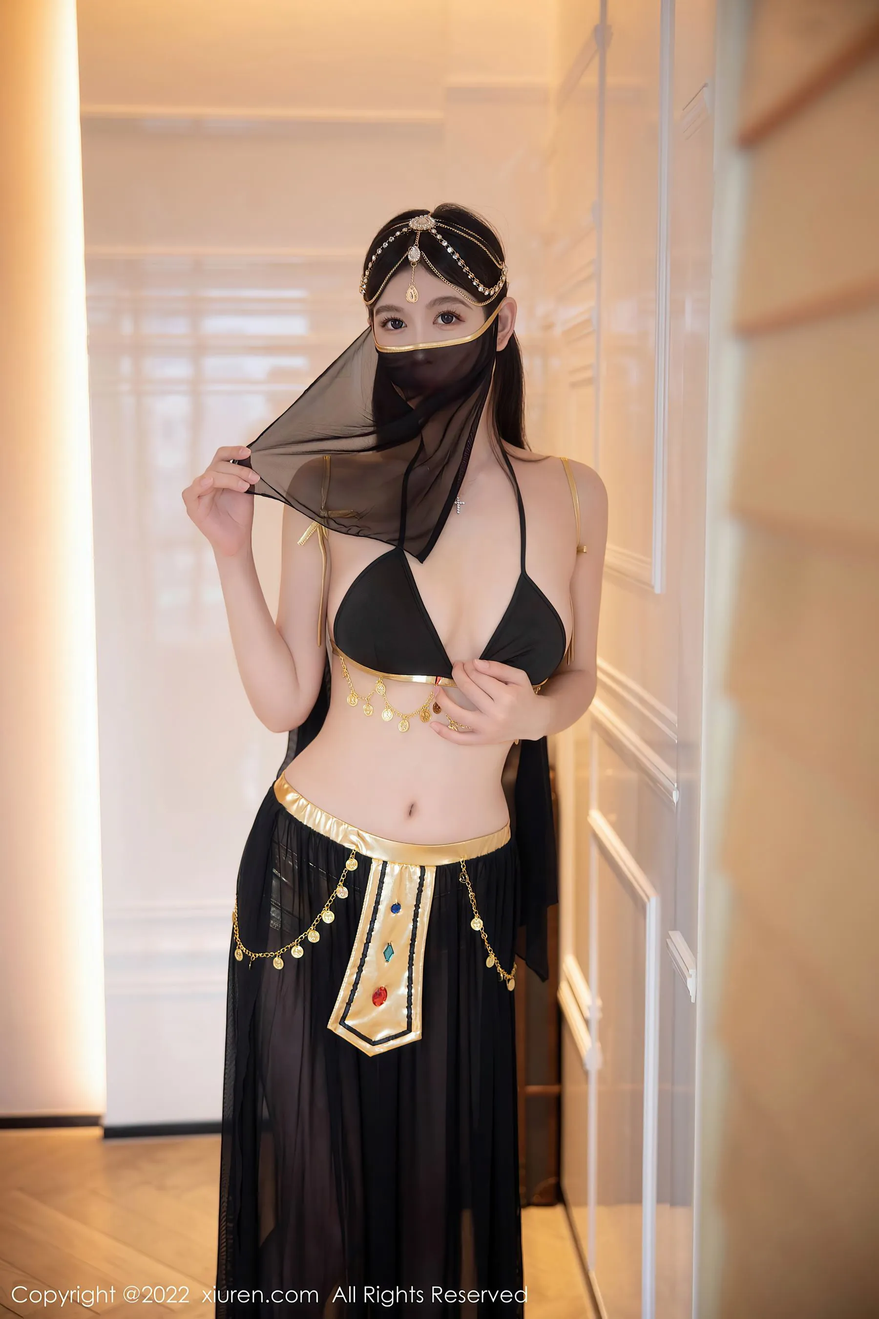 秀人网 No.5849 李雅柔182CM 西域风情第3张