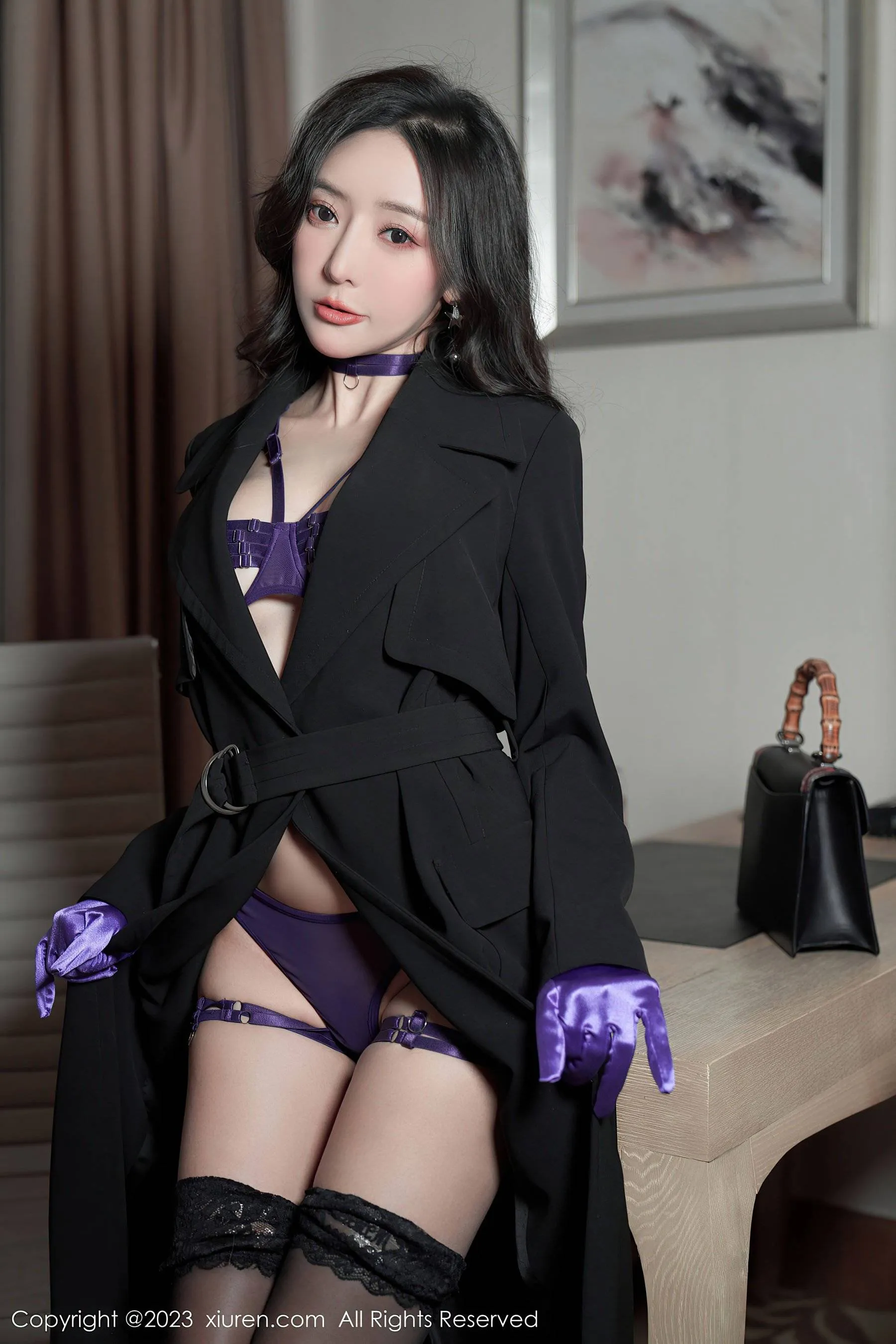  秀人网 No.6078 王馨瑶yanni 黑丝美腿第19张