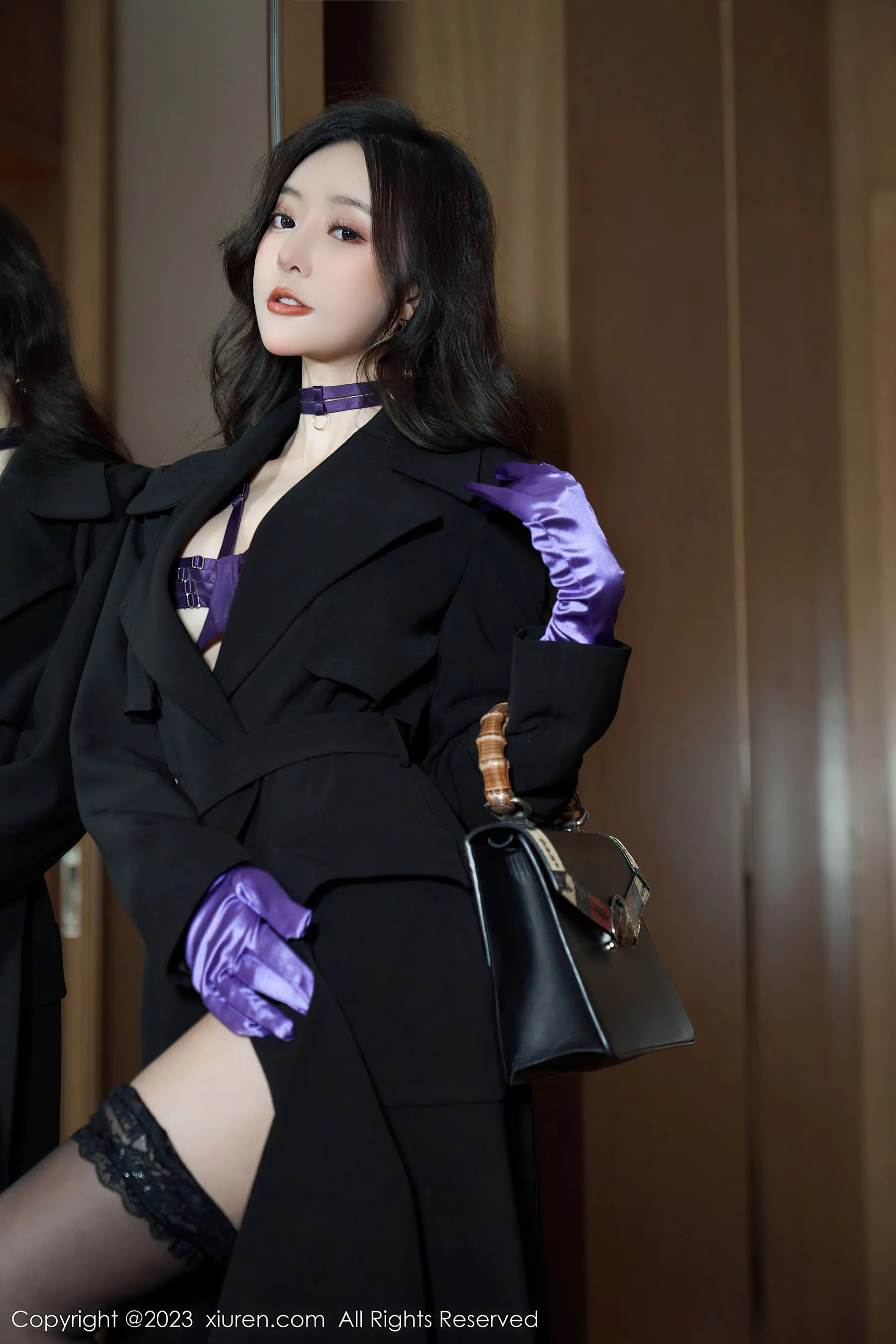  秀人网 No.6078 王馨瑶yanni 黑丝美腿第14张