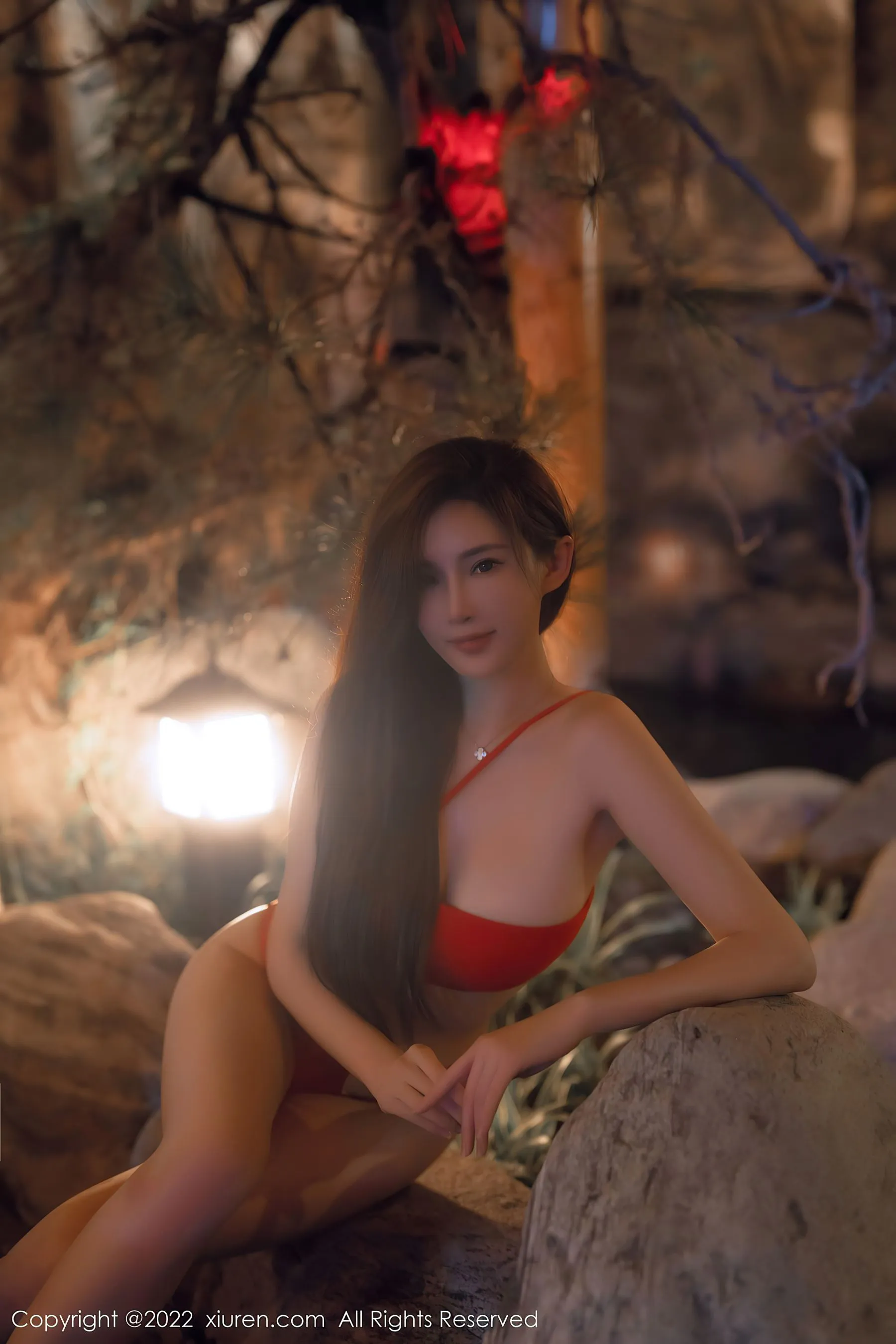 秀人网 No.6014 Carol周妍希 温泉写真插图2