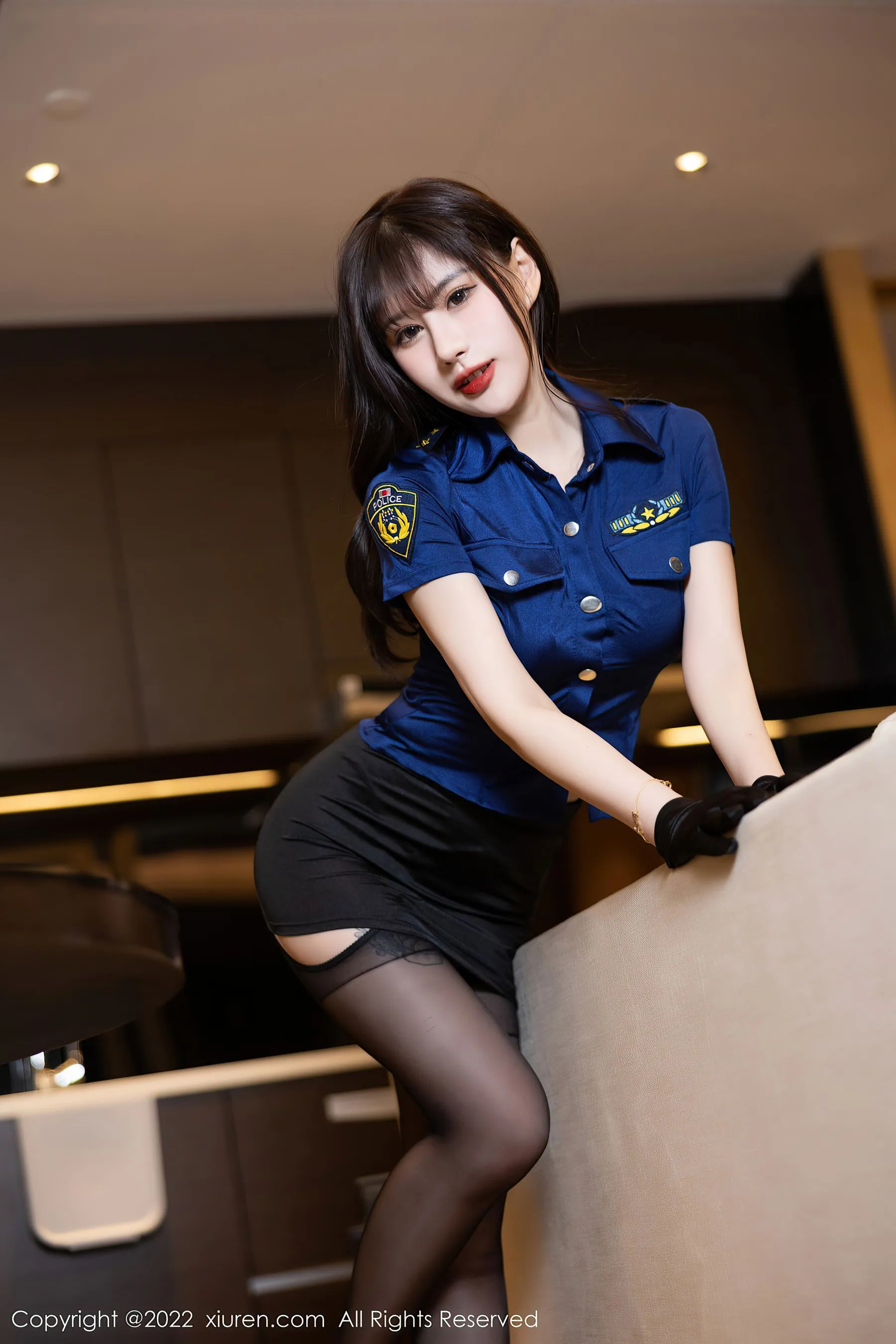 秀人网 No.5966 张欣欣 短裙美腿第24张