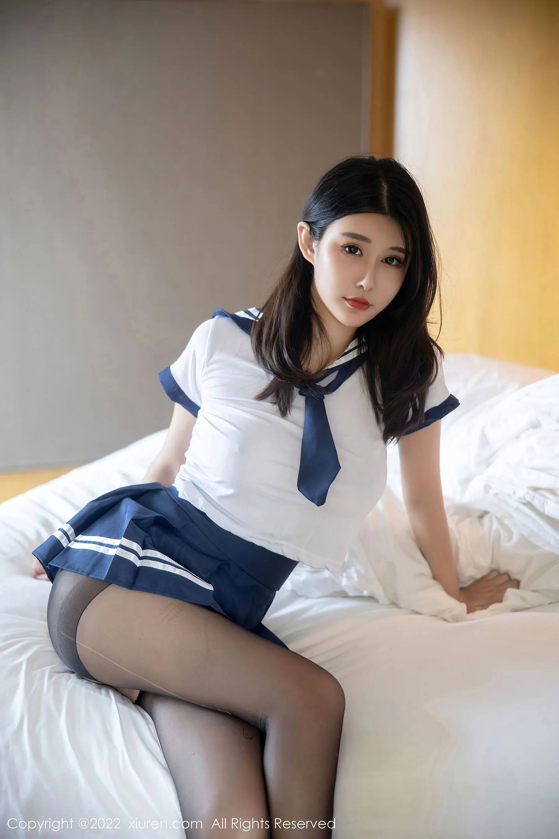 秀人网 No.5925 夏沫沫tifa 制服黑丝第13张