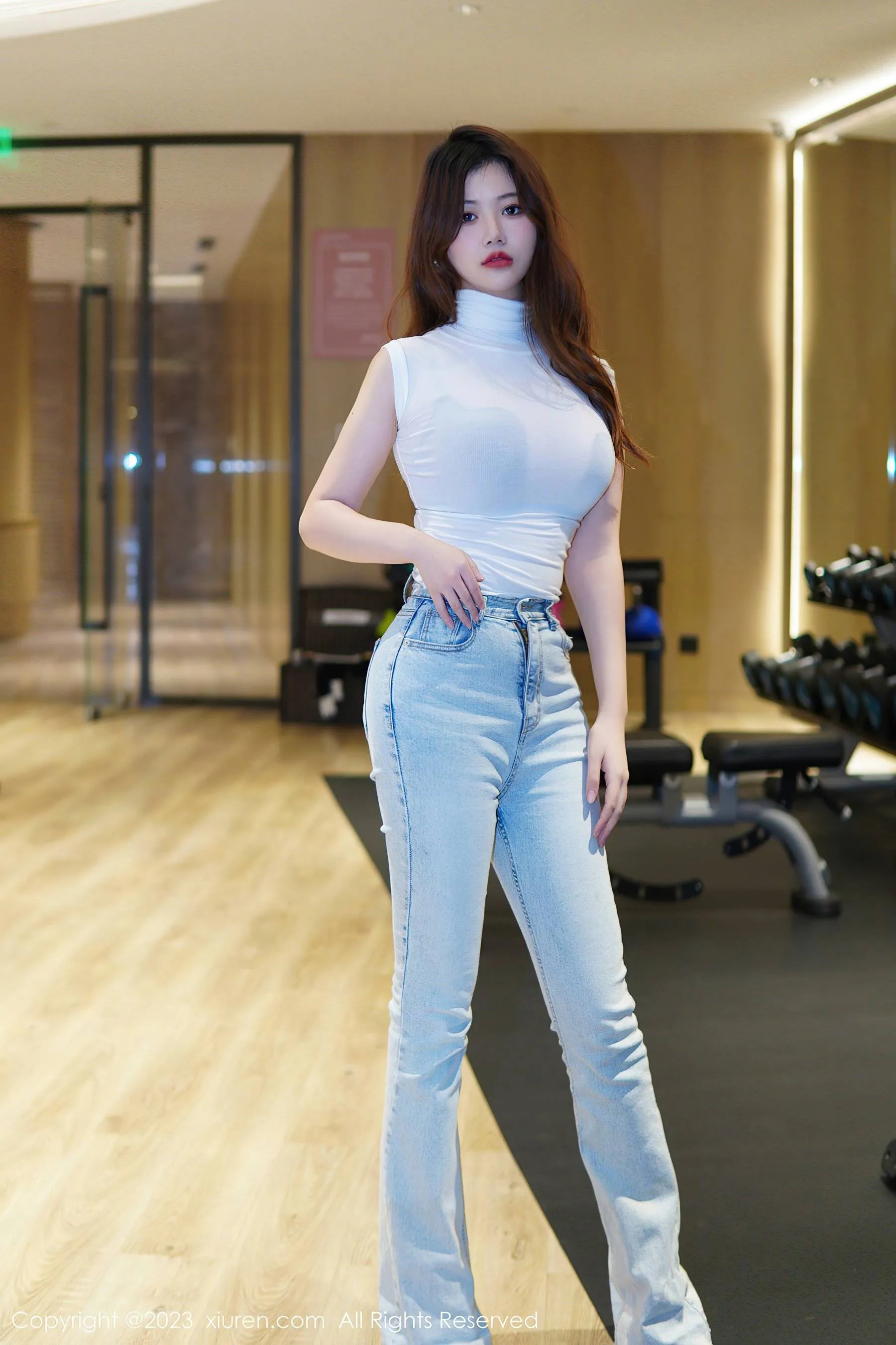 秀人网 No.6102 奈奈子 牛仔裤美腿第20张