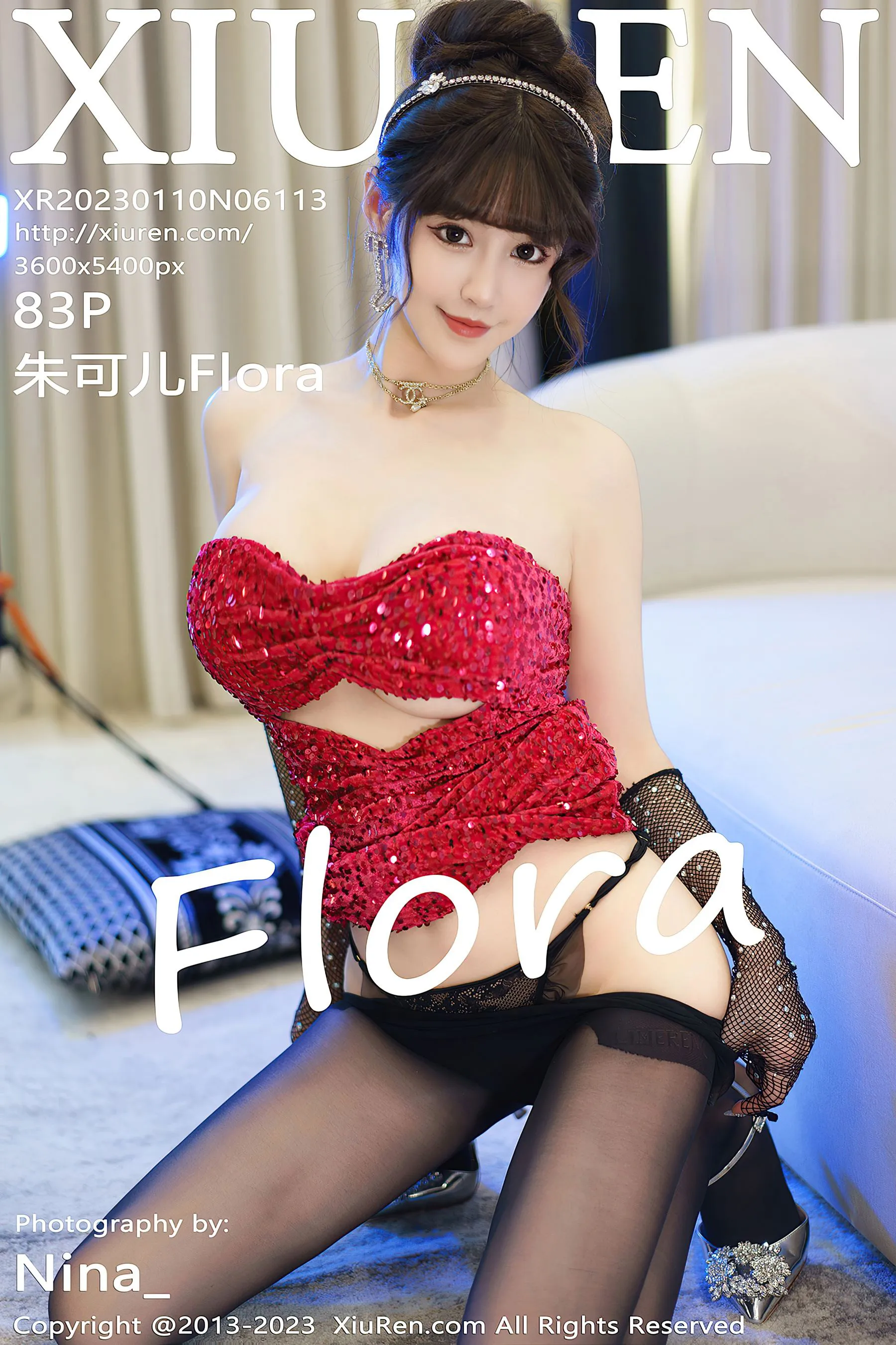 秀人网 No.6113 朱可儿Flora 美臀黑丝第16张