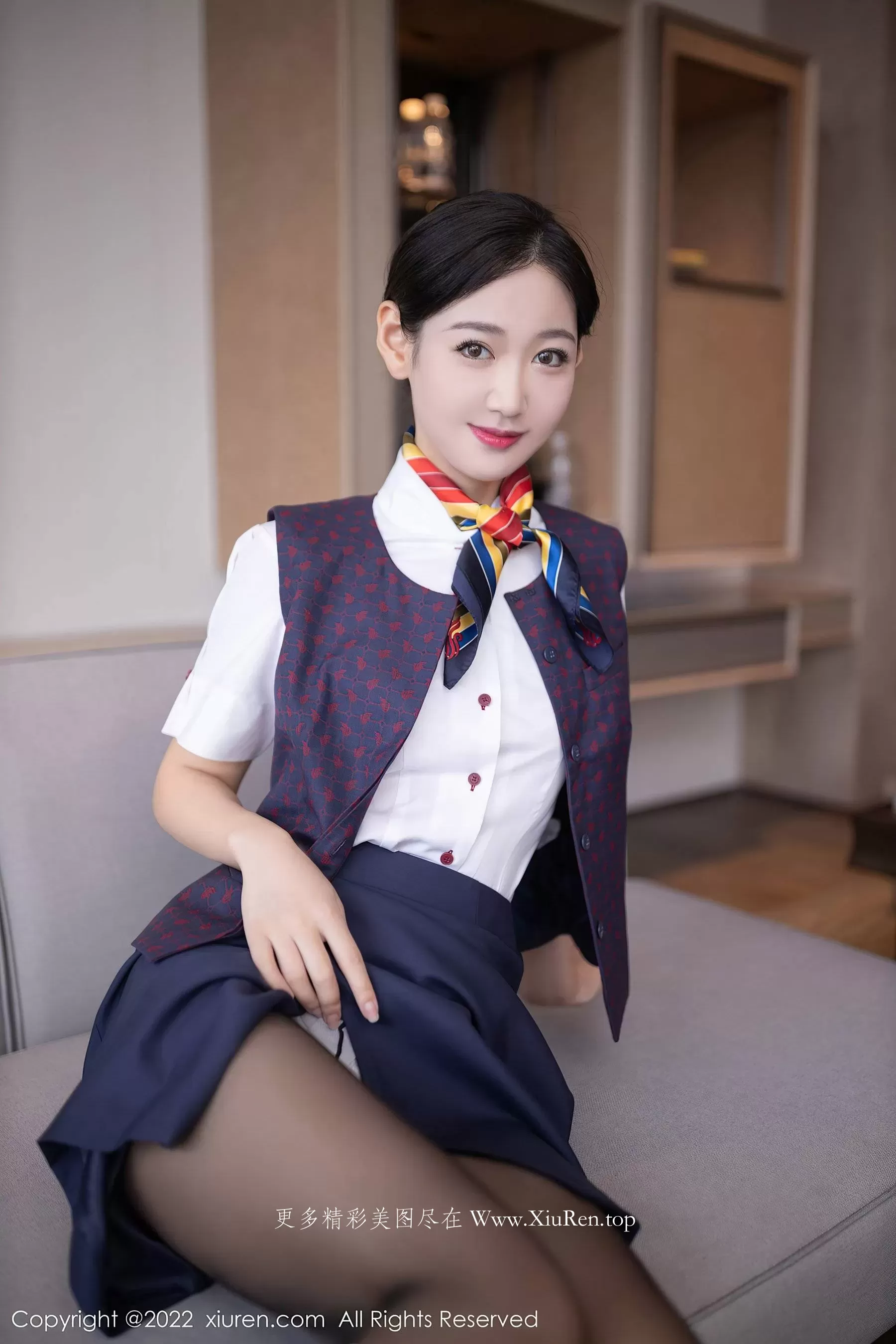 秀人网 No.5922 唐安琪 制服黑丝第26张