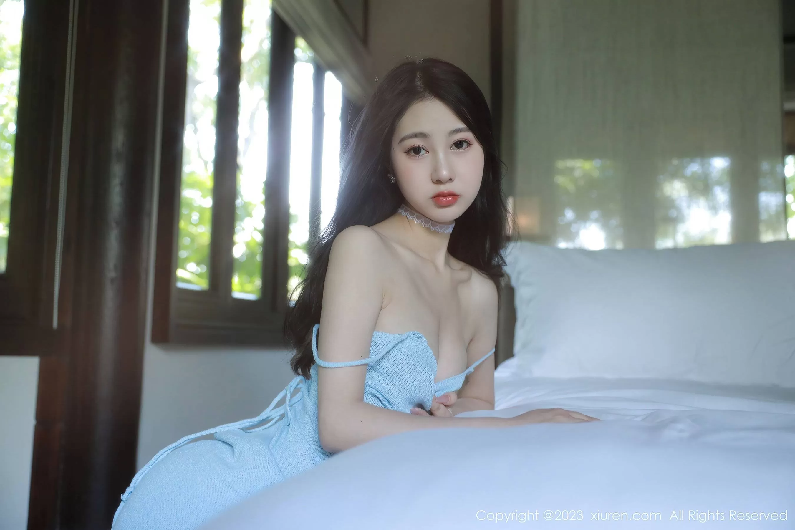 秀人网 No.6117 谢晚晚 清纯美腿第25张