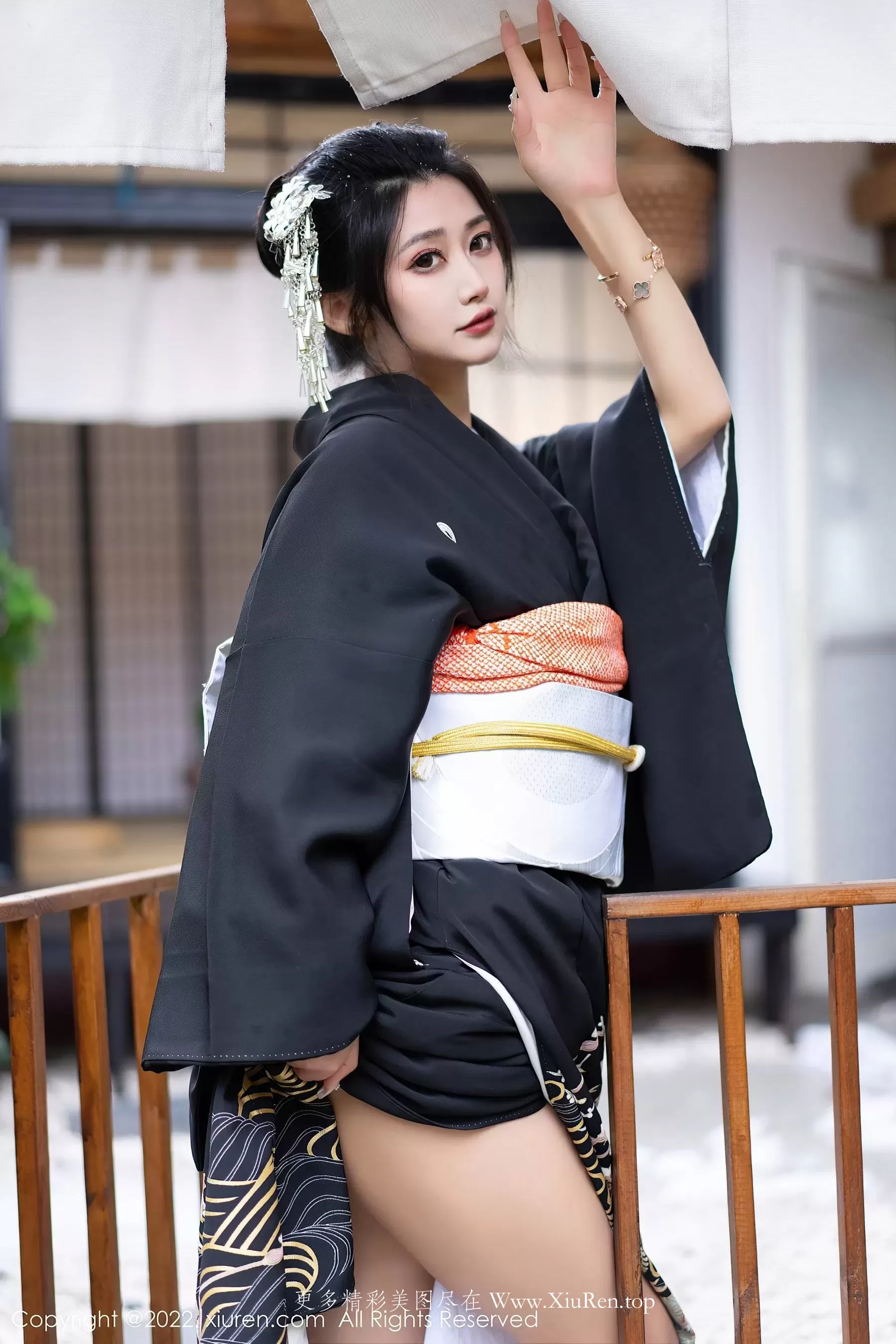 秀人网 No.5932 laura阿姣 和服美腿第23张