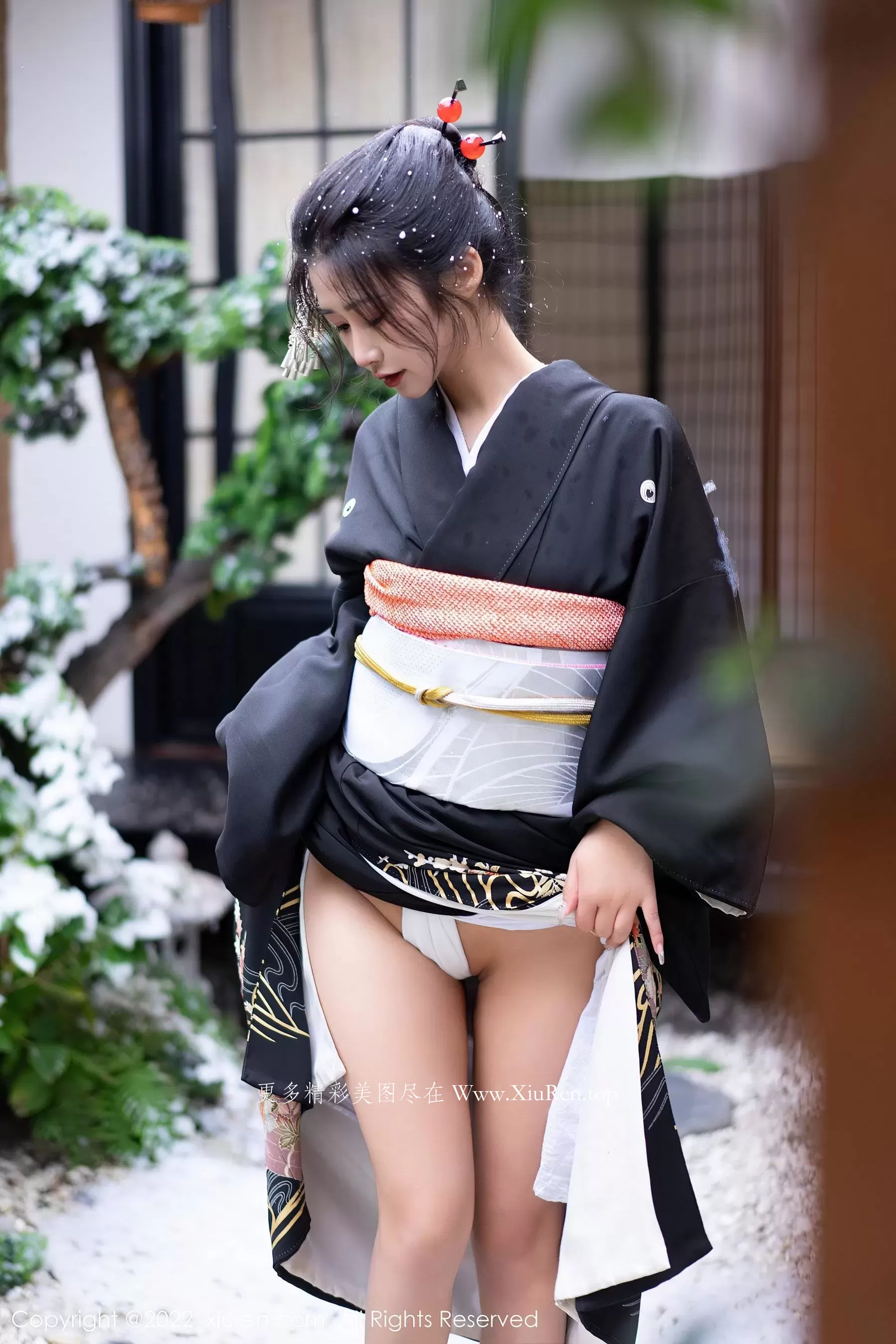 秀人网 No.5932 laura阿姣 和服美腿第25张
