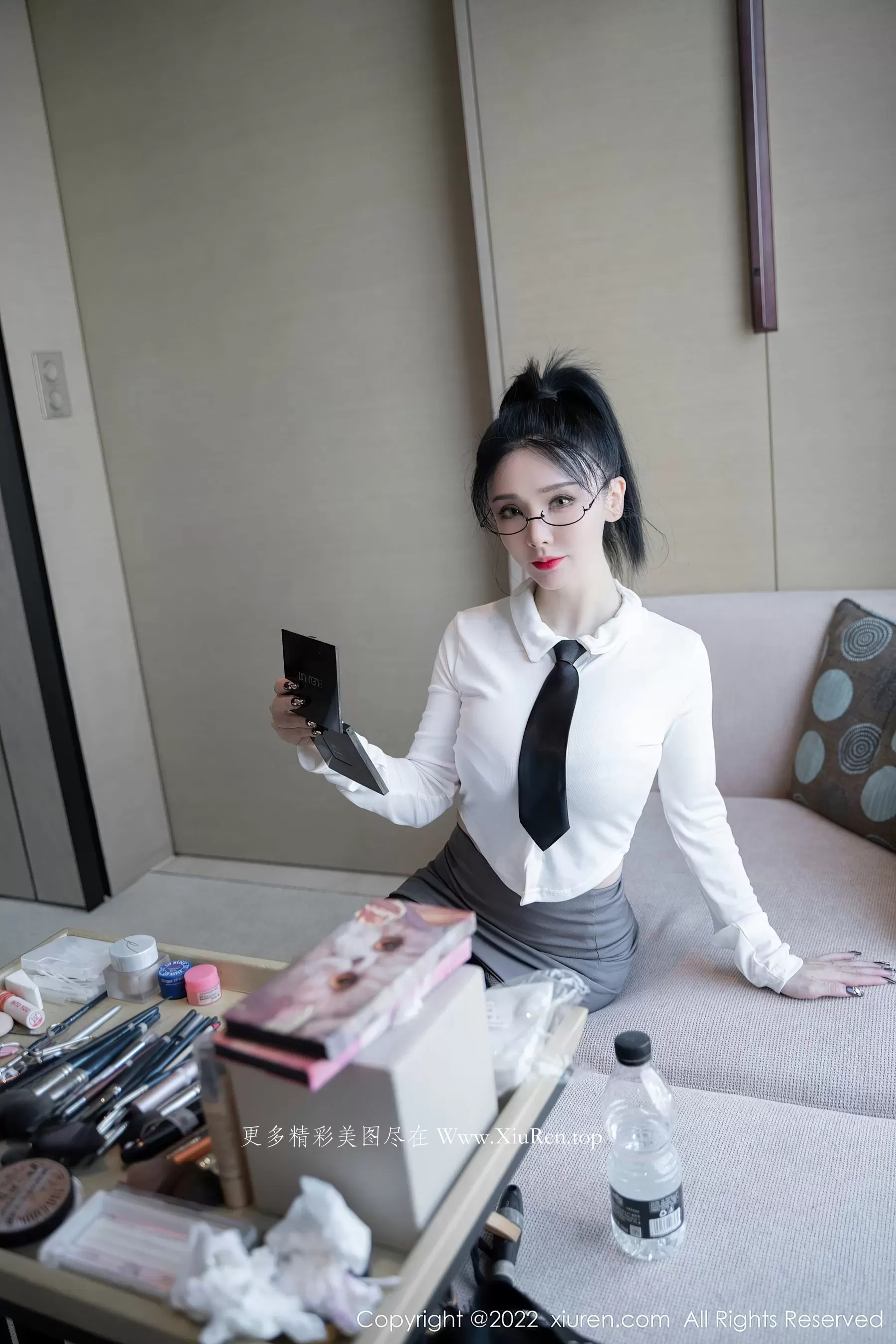  秀人网 No.5856 潘娇娇 黑丝美臀第27张