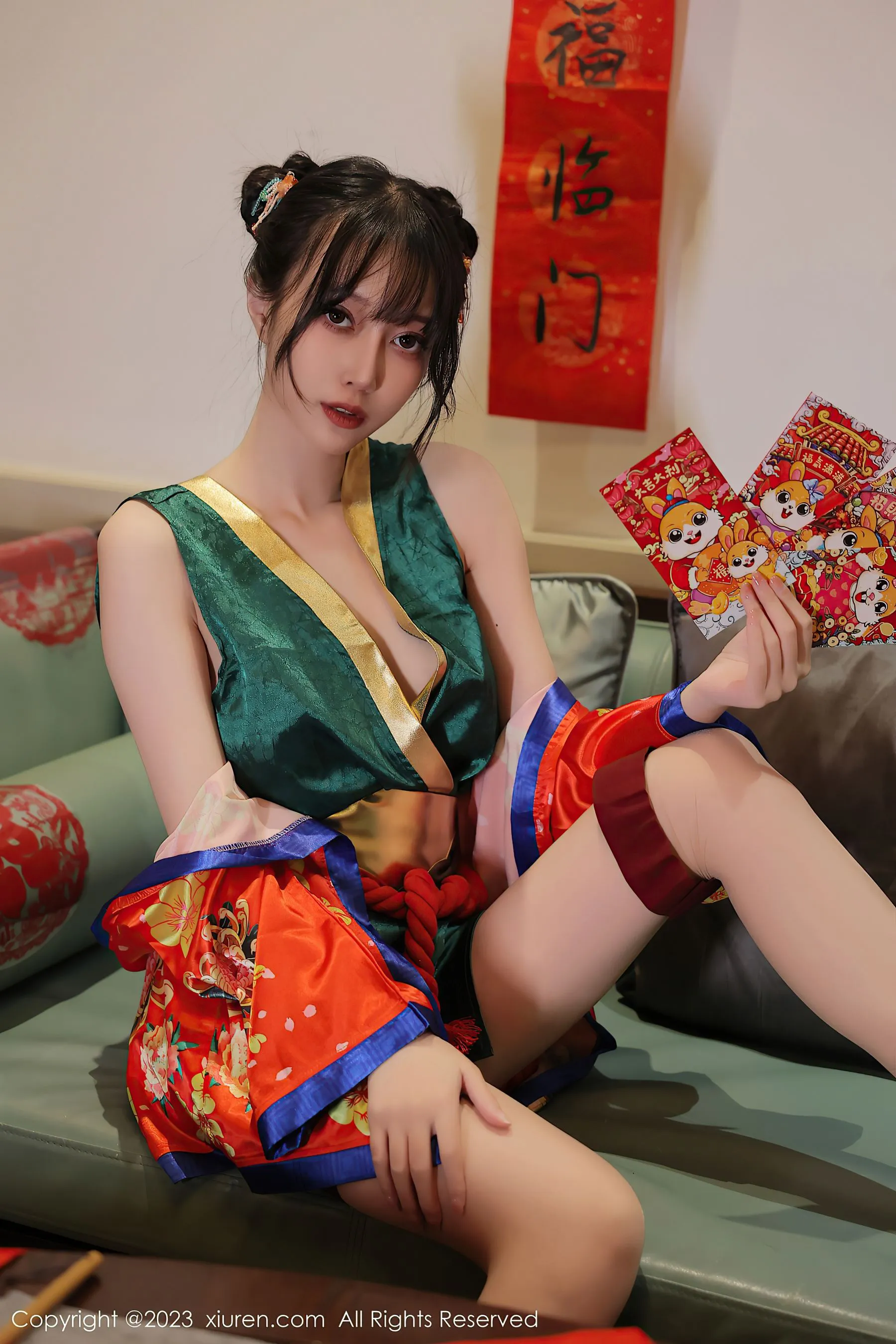 秀人网 No.6167 玥儿玥er 新春美腿插图3