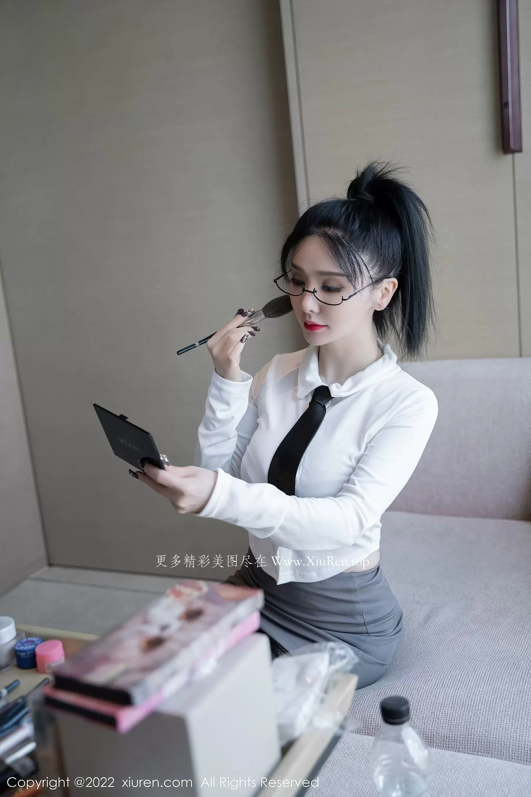  秀人网 No.5856 潘娇娇 黑丝美臀第27张