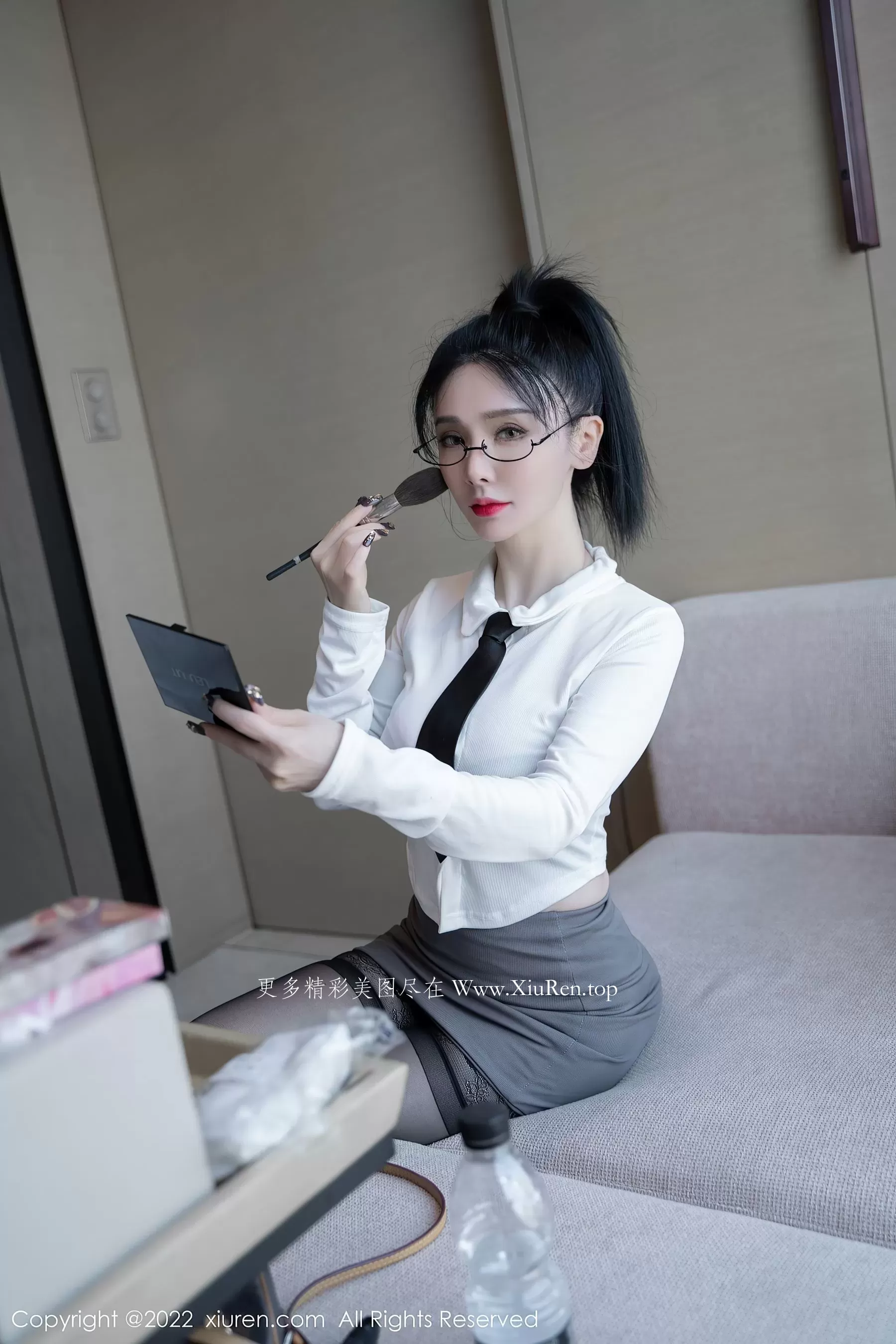  秀人网 No.5856 潘娇娇 黑丝美臀第27张