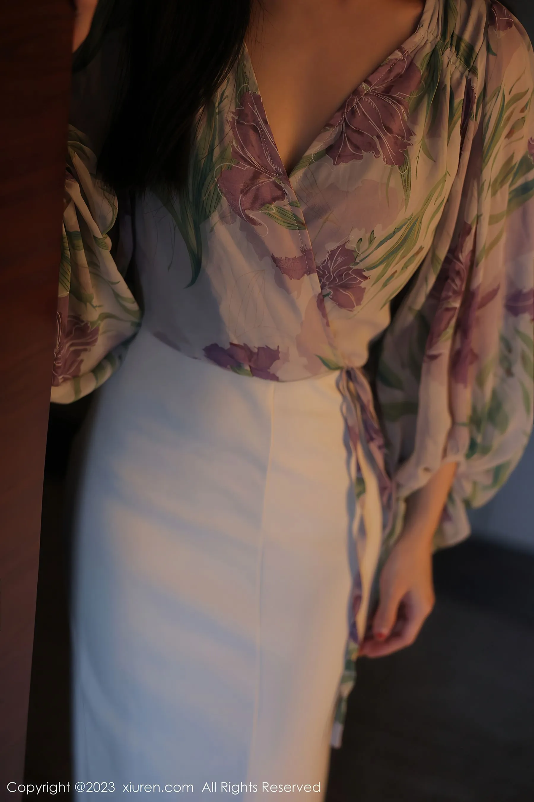 秀人网 No.6279 星子柒kiki 黑丝美腿插图7