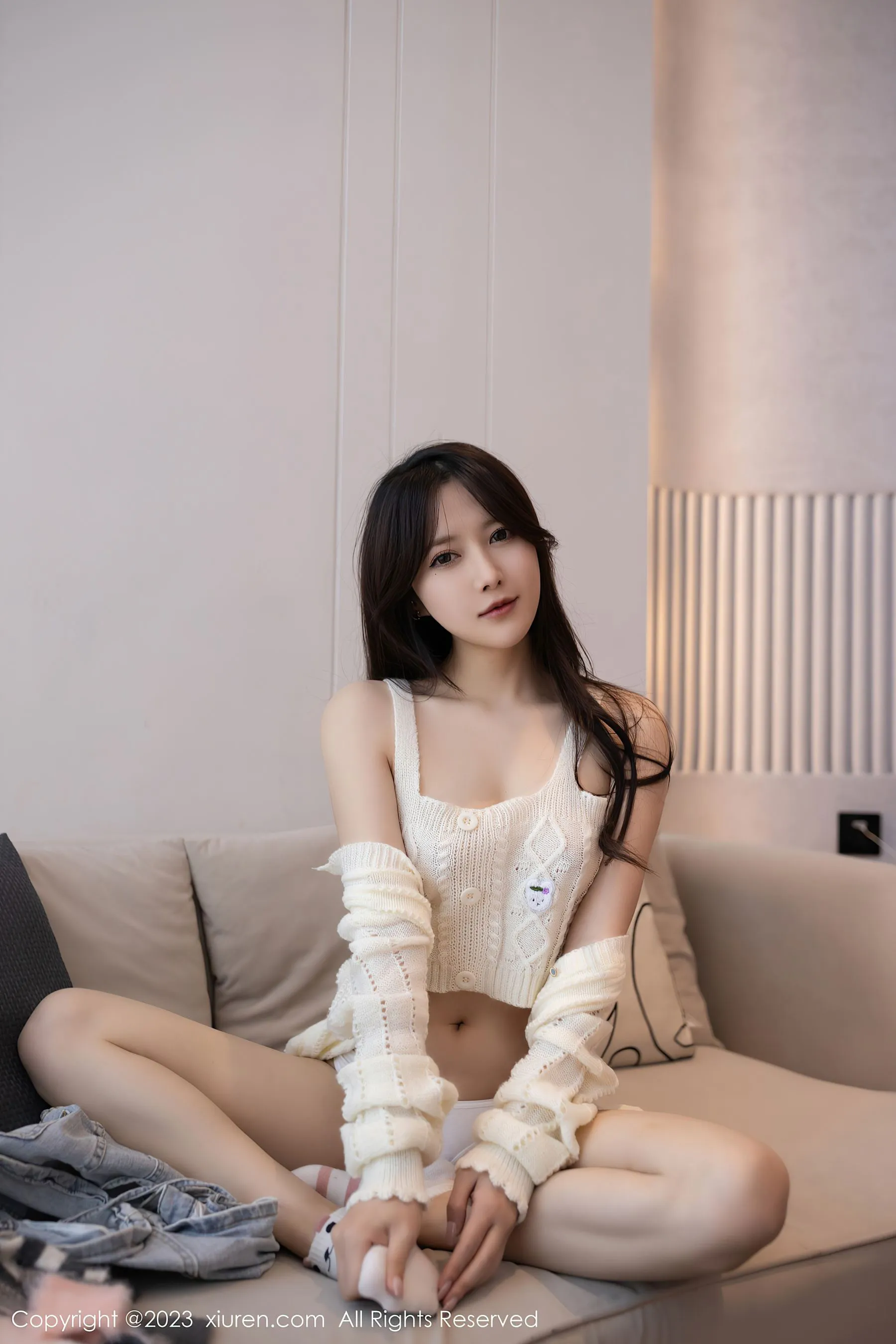 秀人网 No.6216 鱼子酱Fish 牛仔裤美臀插图4