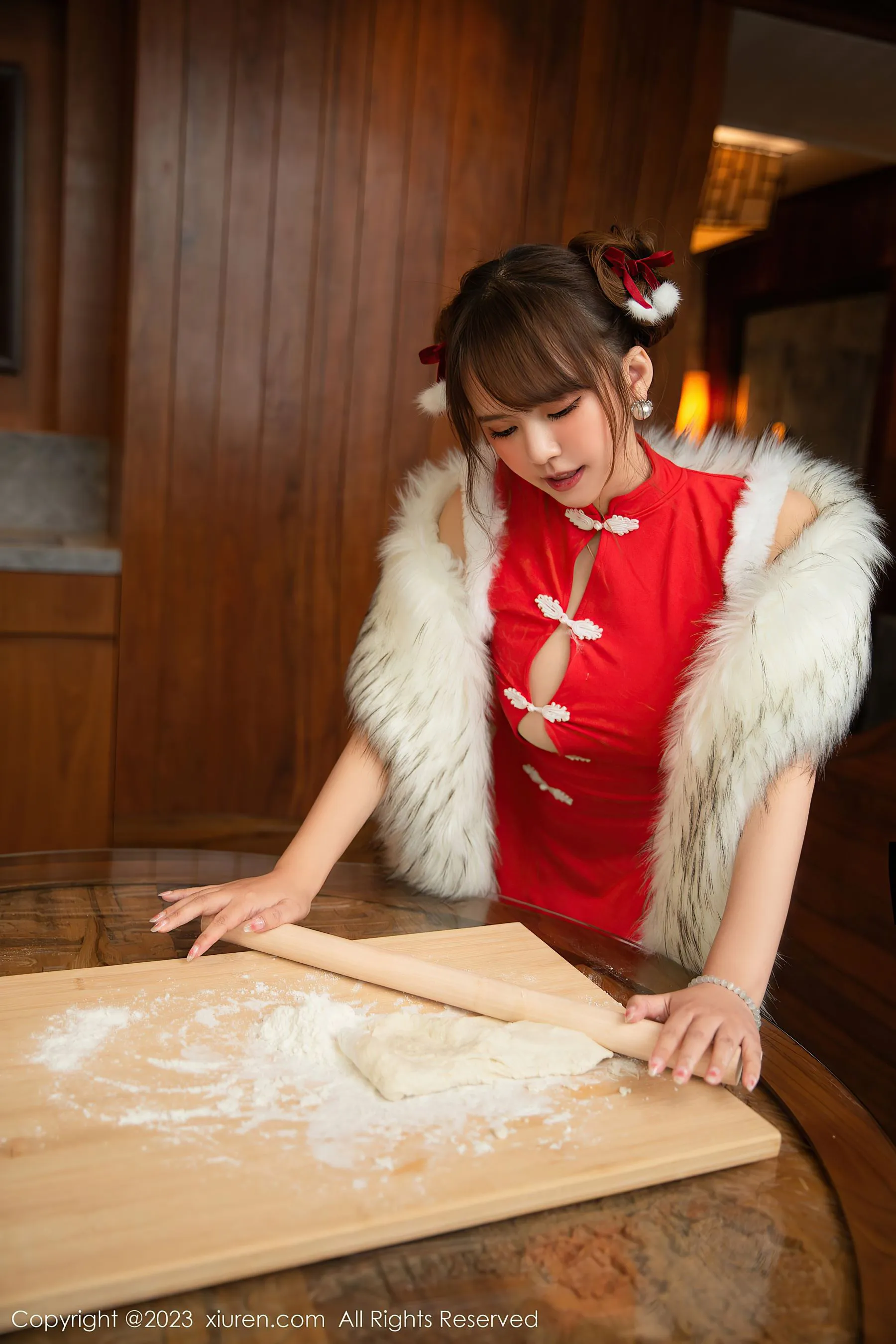 秀人网 No.6242 张思允Nice 喜庆美臀插图5