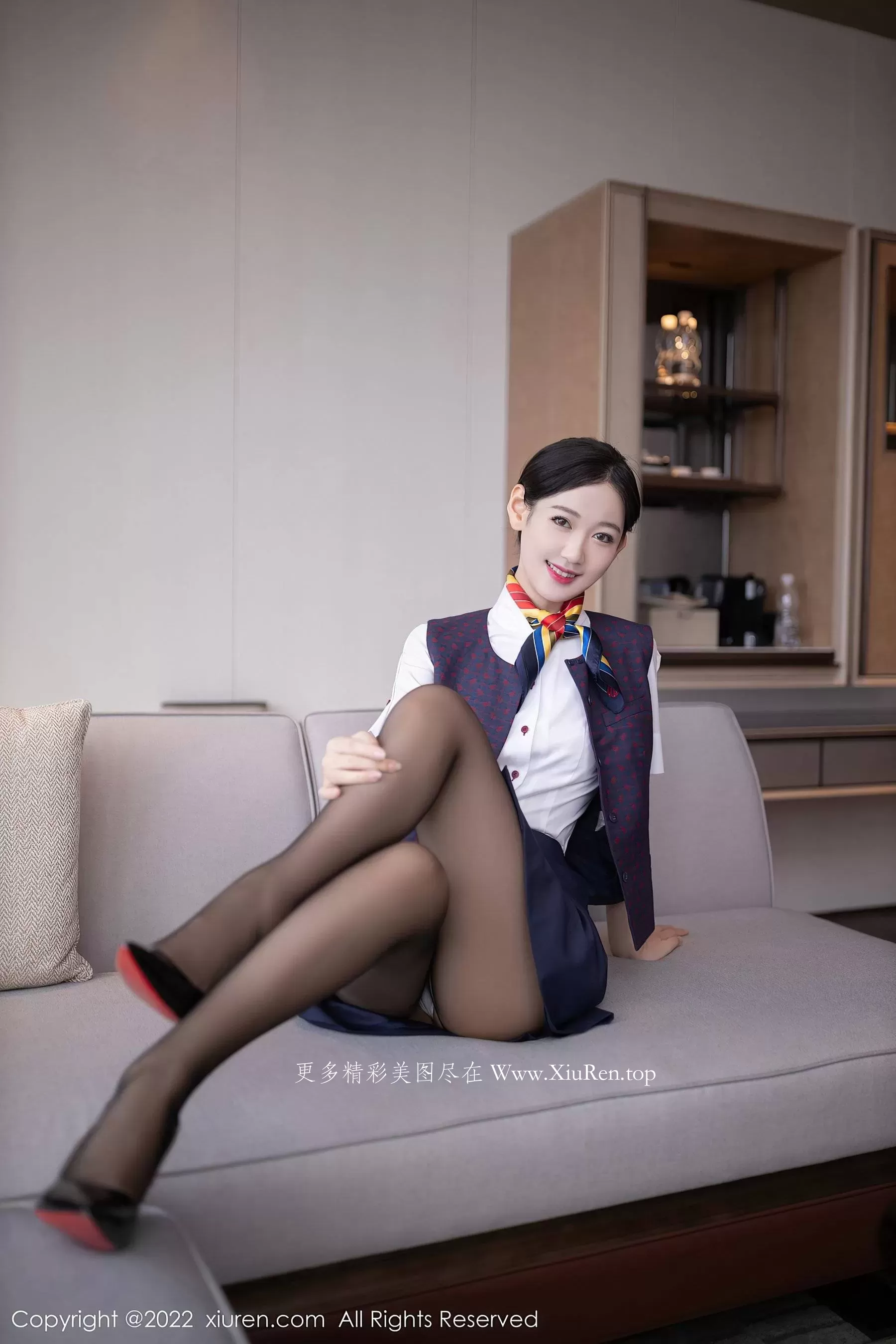 秀人网 No.5922 唐安琪 制服黑丝第25张