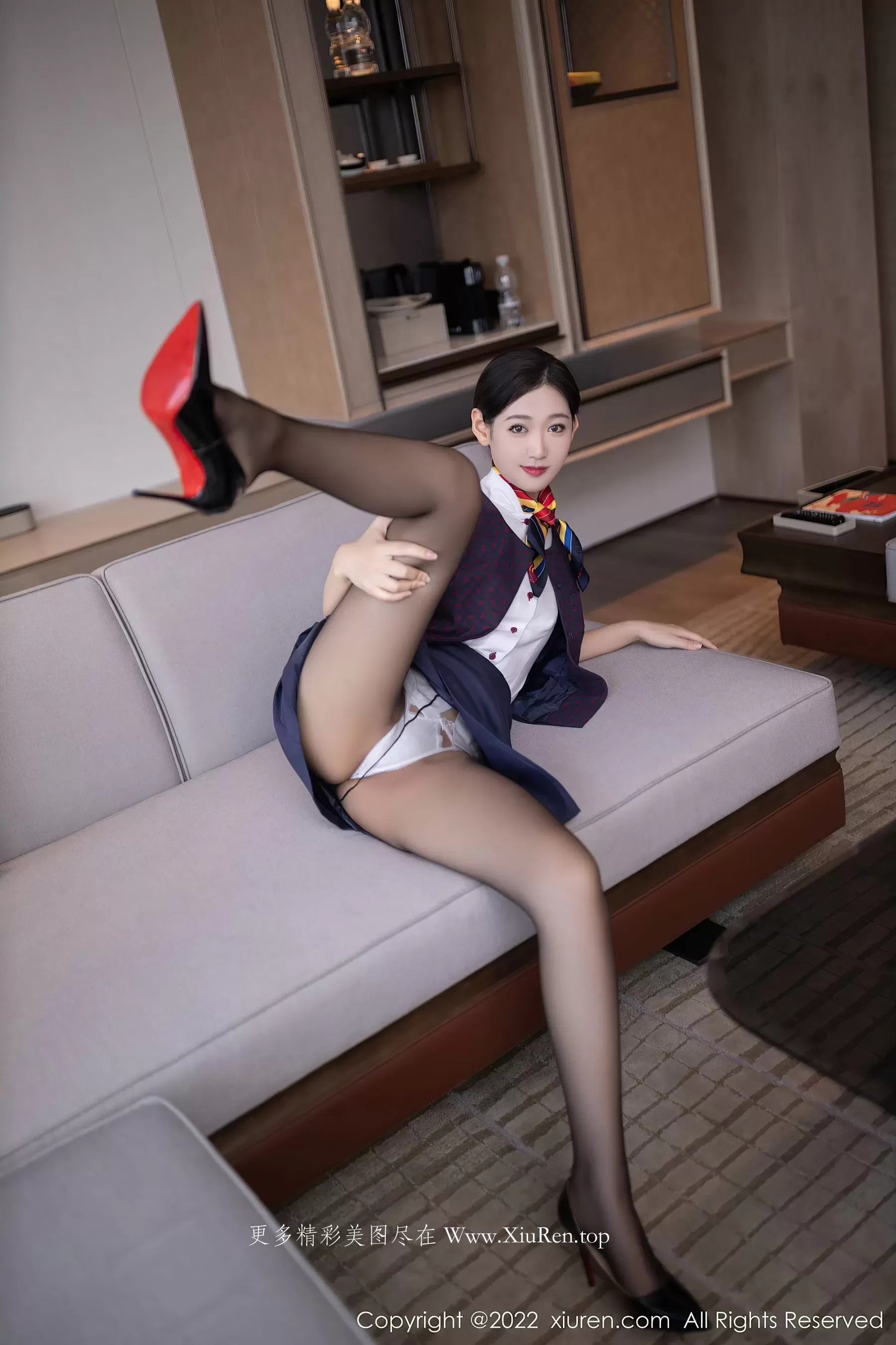 秀人网 No.5922 唐安琪 制服黑丝第26张