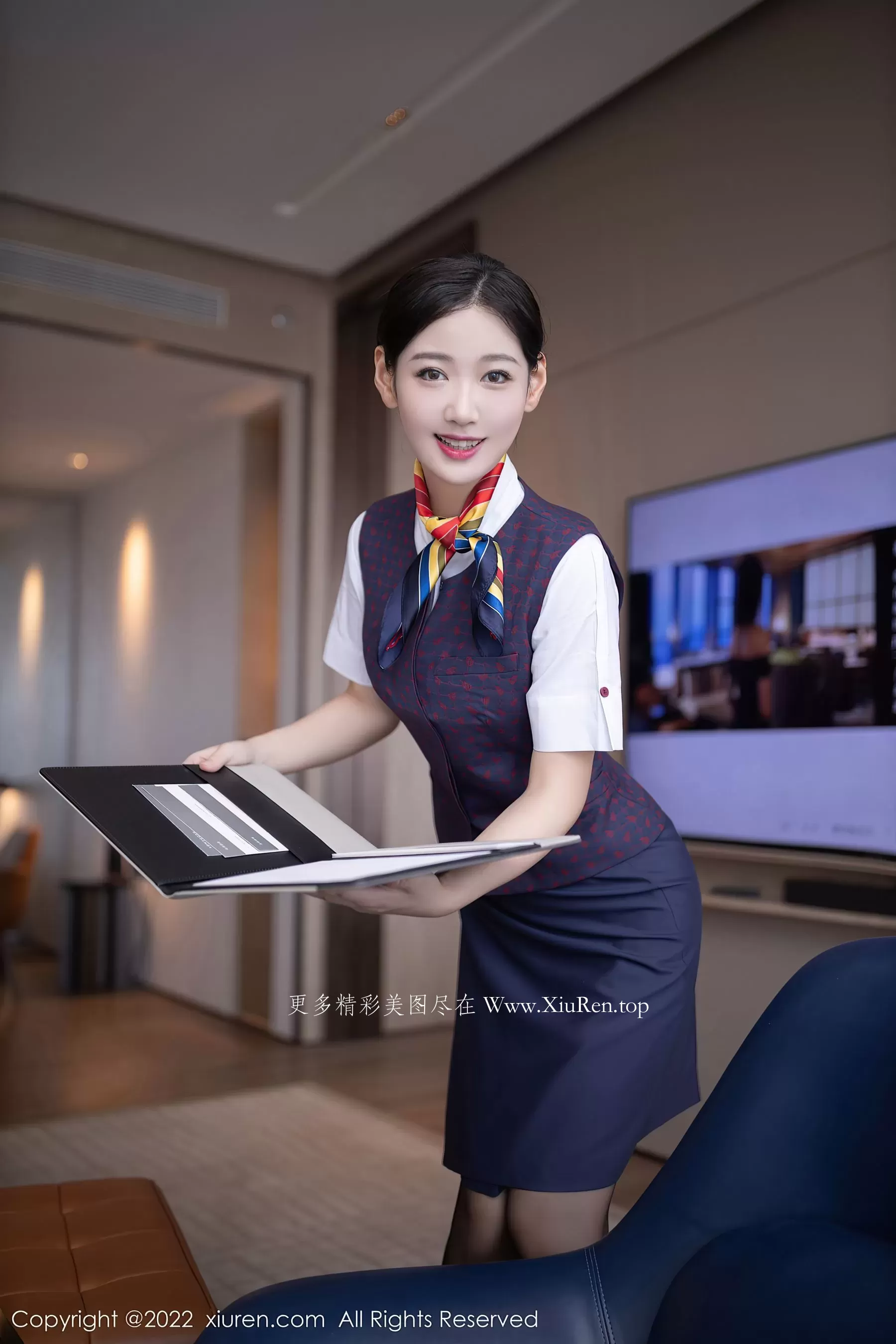 秀人网 No.5922 唐安琪 制服黑丝第25张
