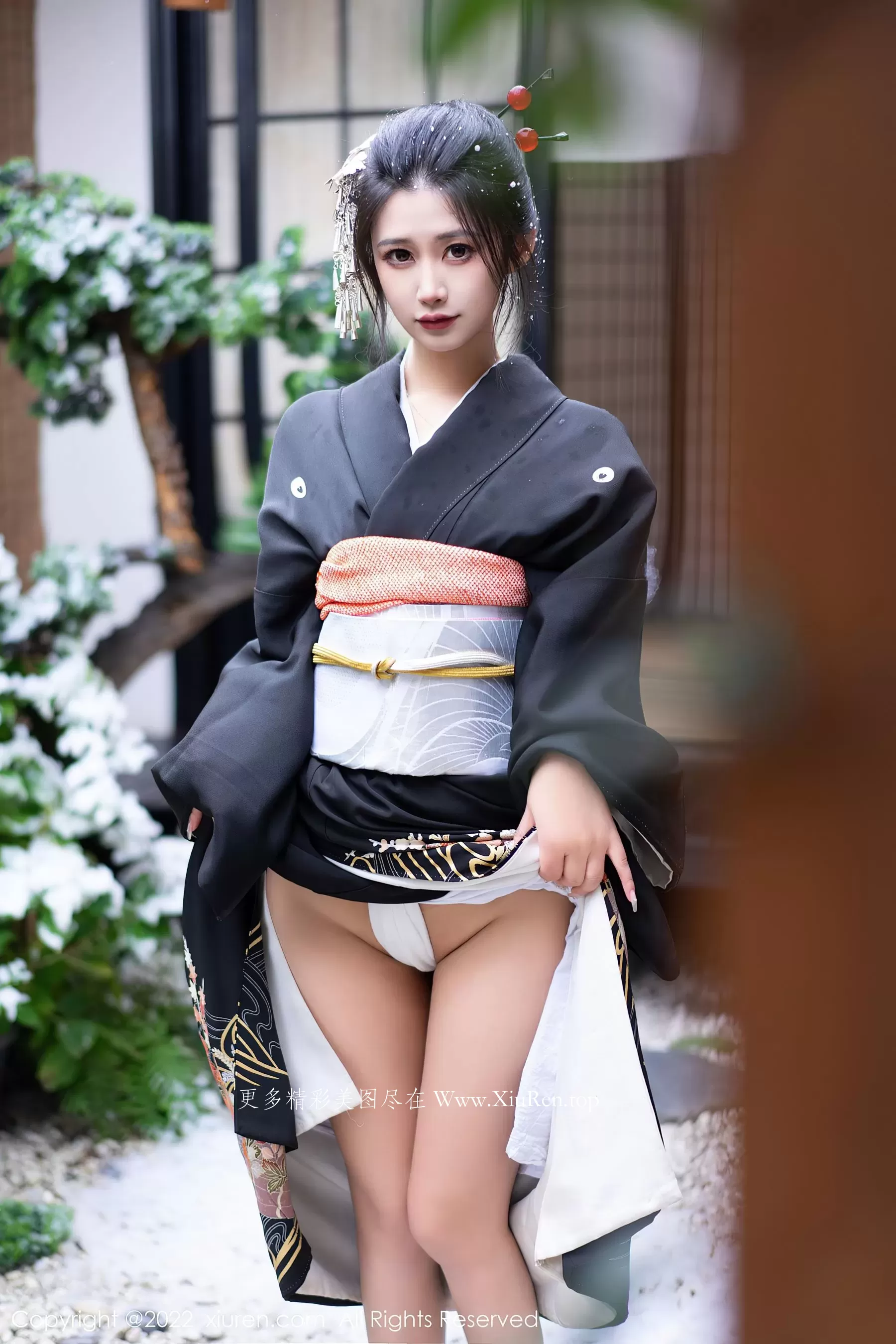 秀人网 No.5932 laura阿姣 和服美腿第24张