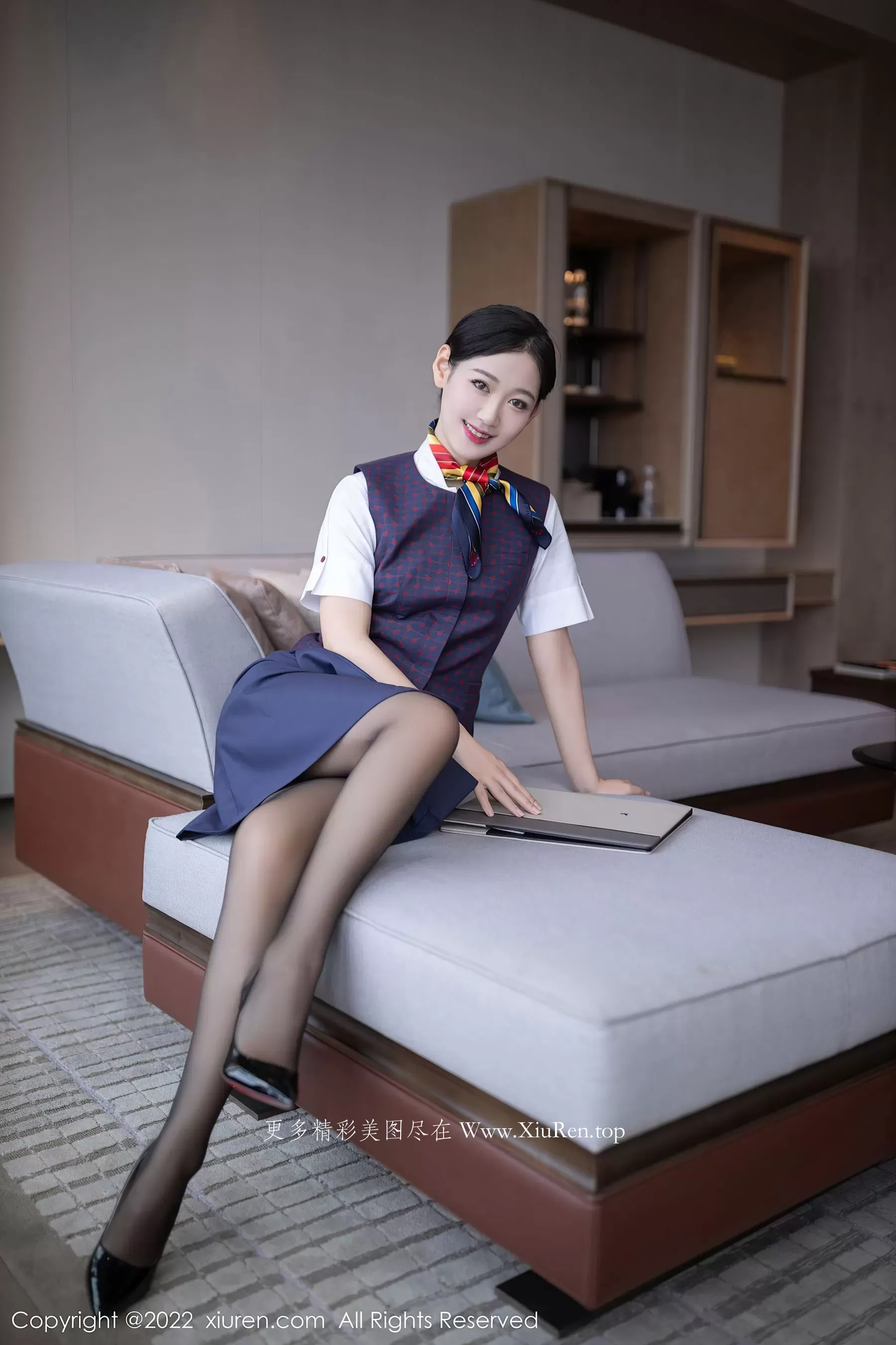 秀人网 No.5922 唐安琪 制服黑丝第24张