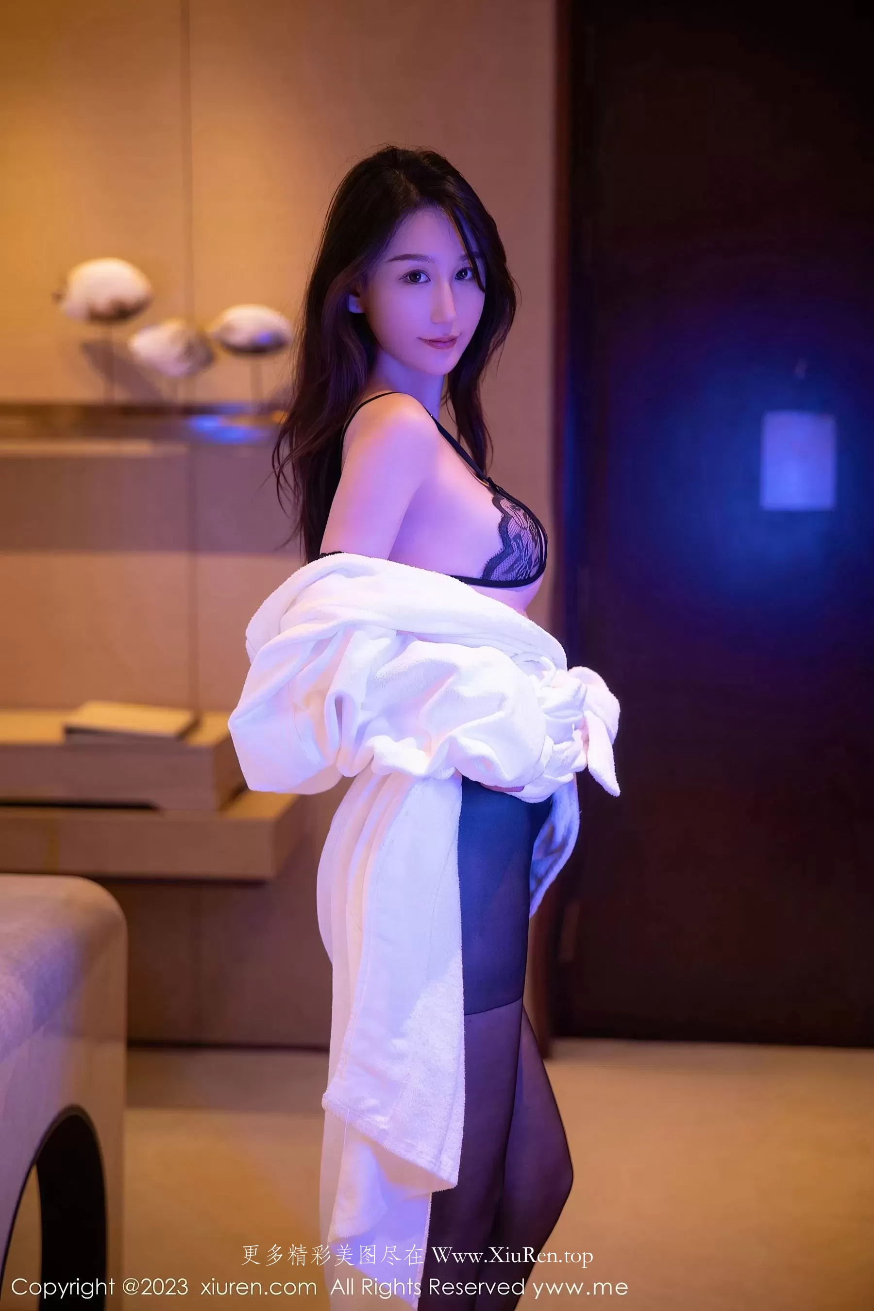  秀人网 No.6083 薇薇酱 睡袍美腿第26张