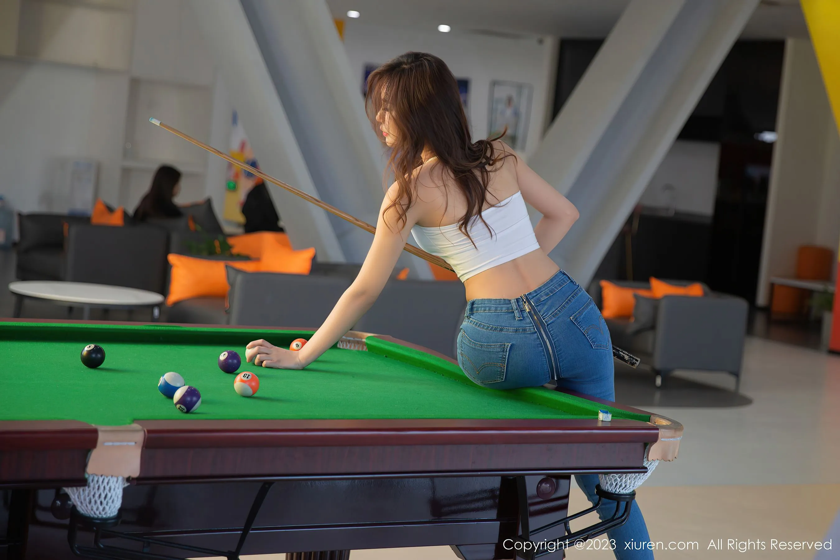 秀人网 No.6690 绮里嘉ula 桌球室美腿插图3