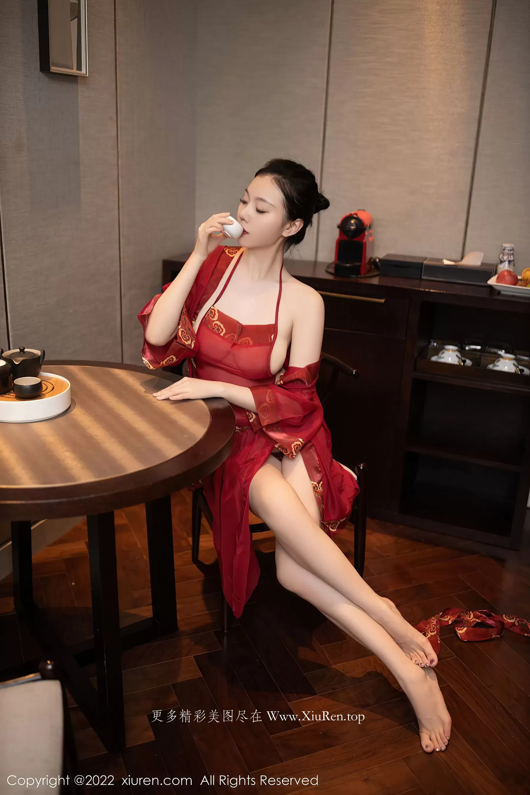  秀人网 No.5992 安然anran 布兜美腿第24张