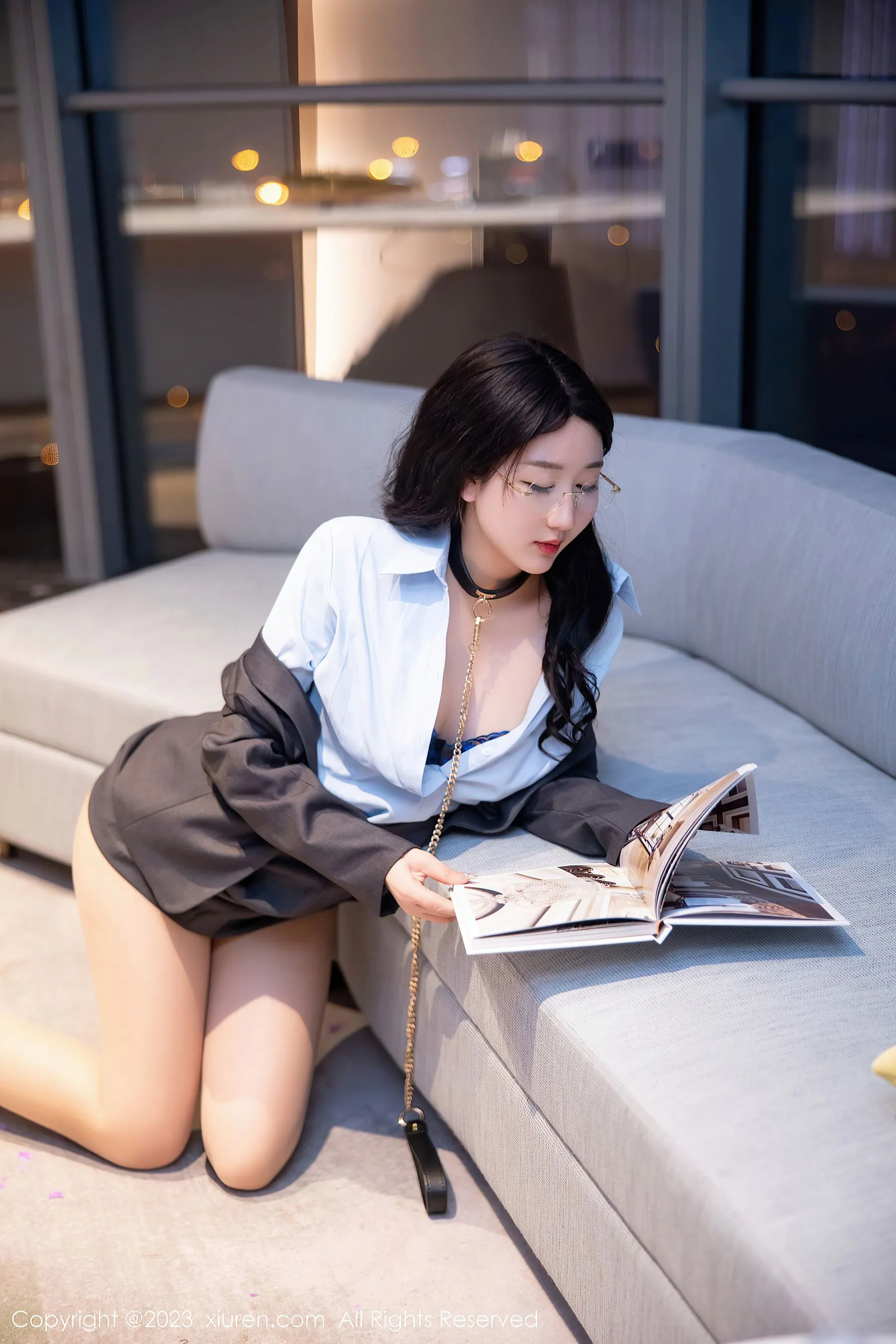 秀人网 No.6607 江真真 丝袜制服插图7