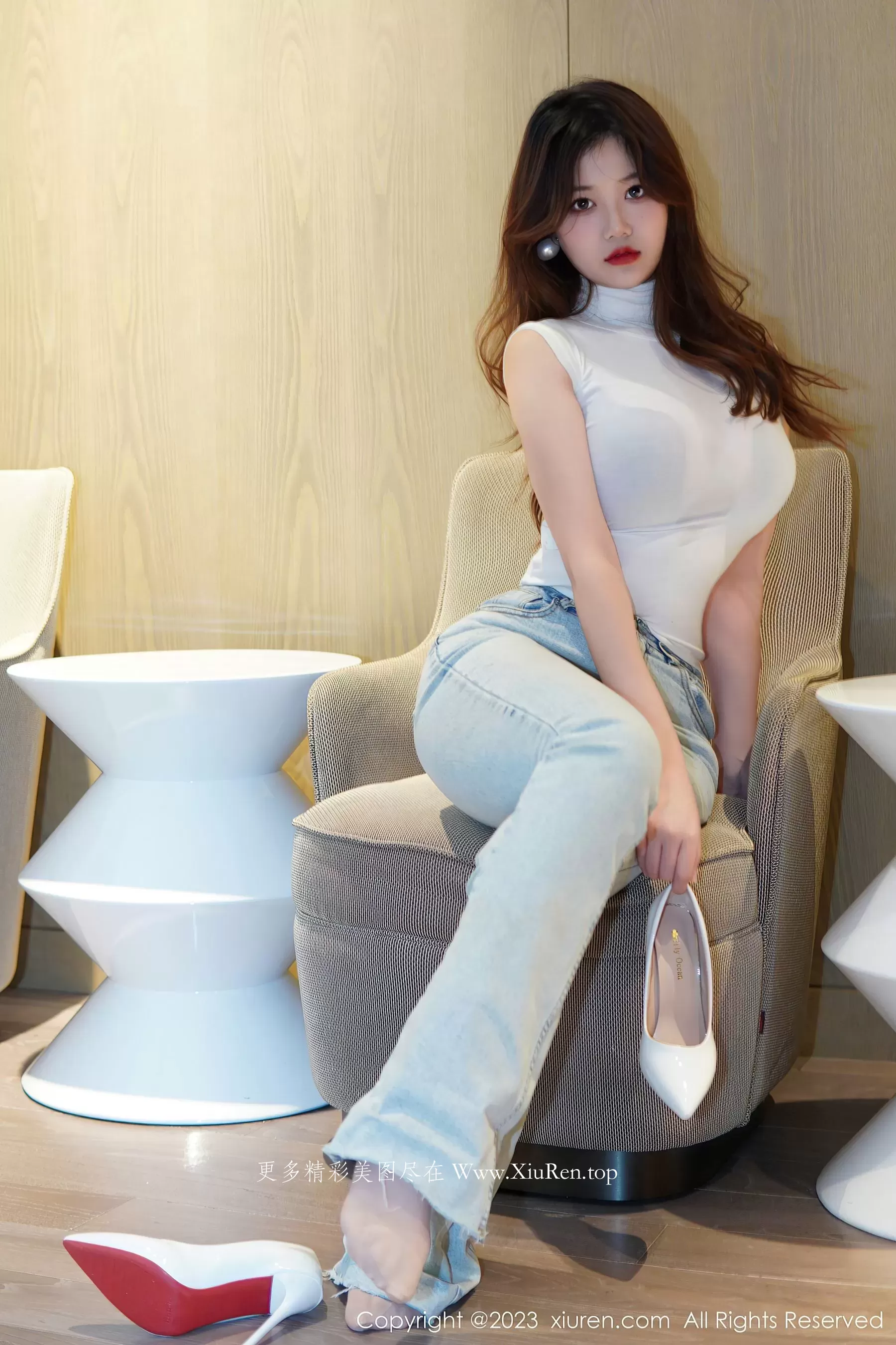 秀人网 No.6102 奈奈子 牛仔裤美腿第23张