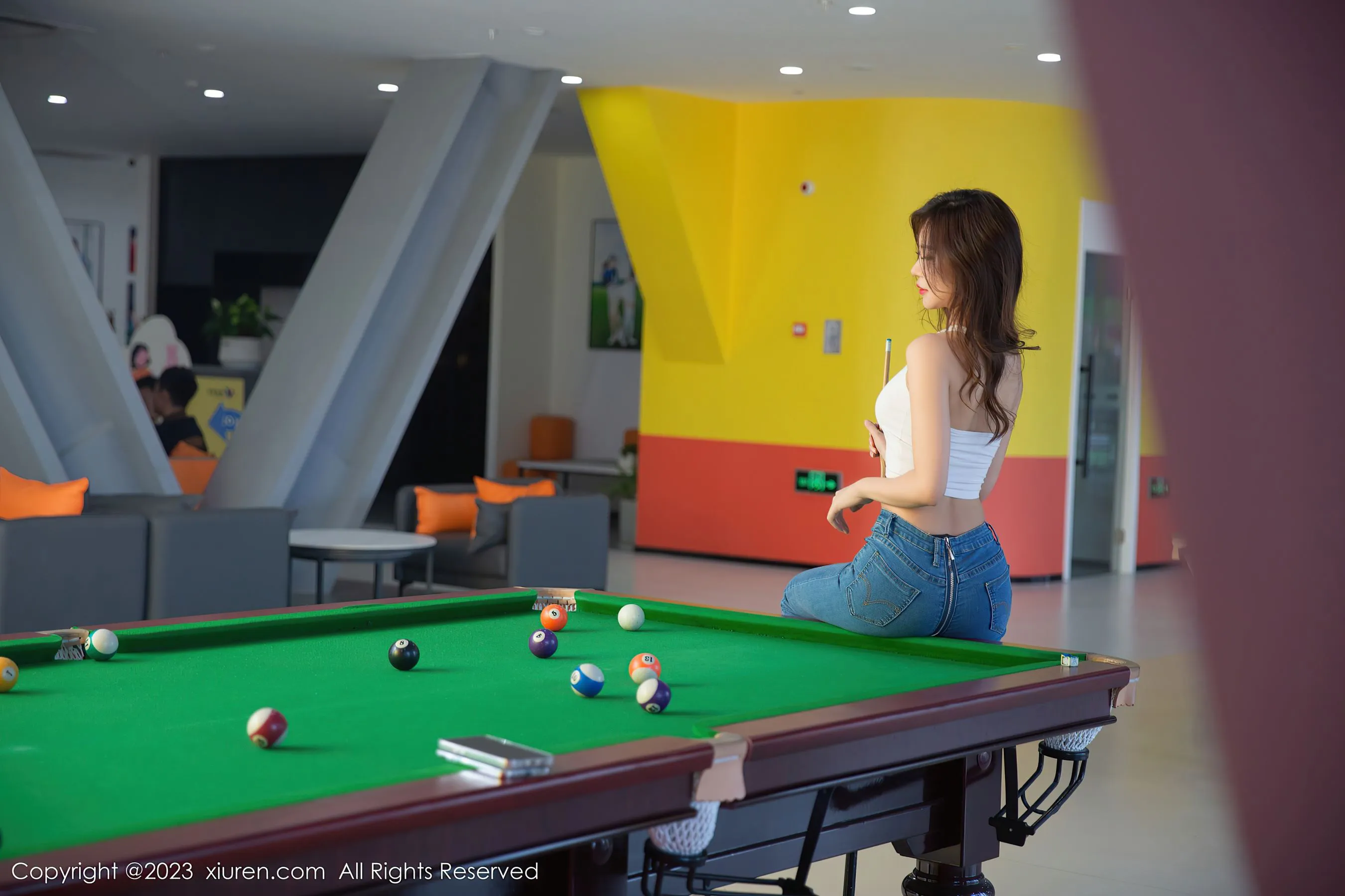 秀人网 No.6690 绮里嘉ula 桌球室美腿插图2