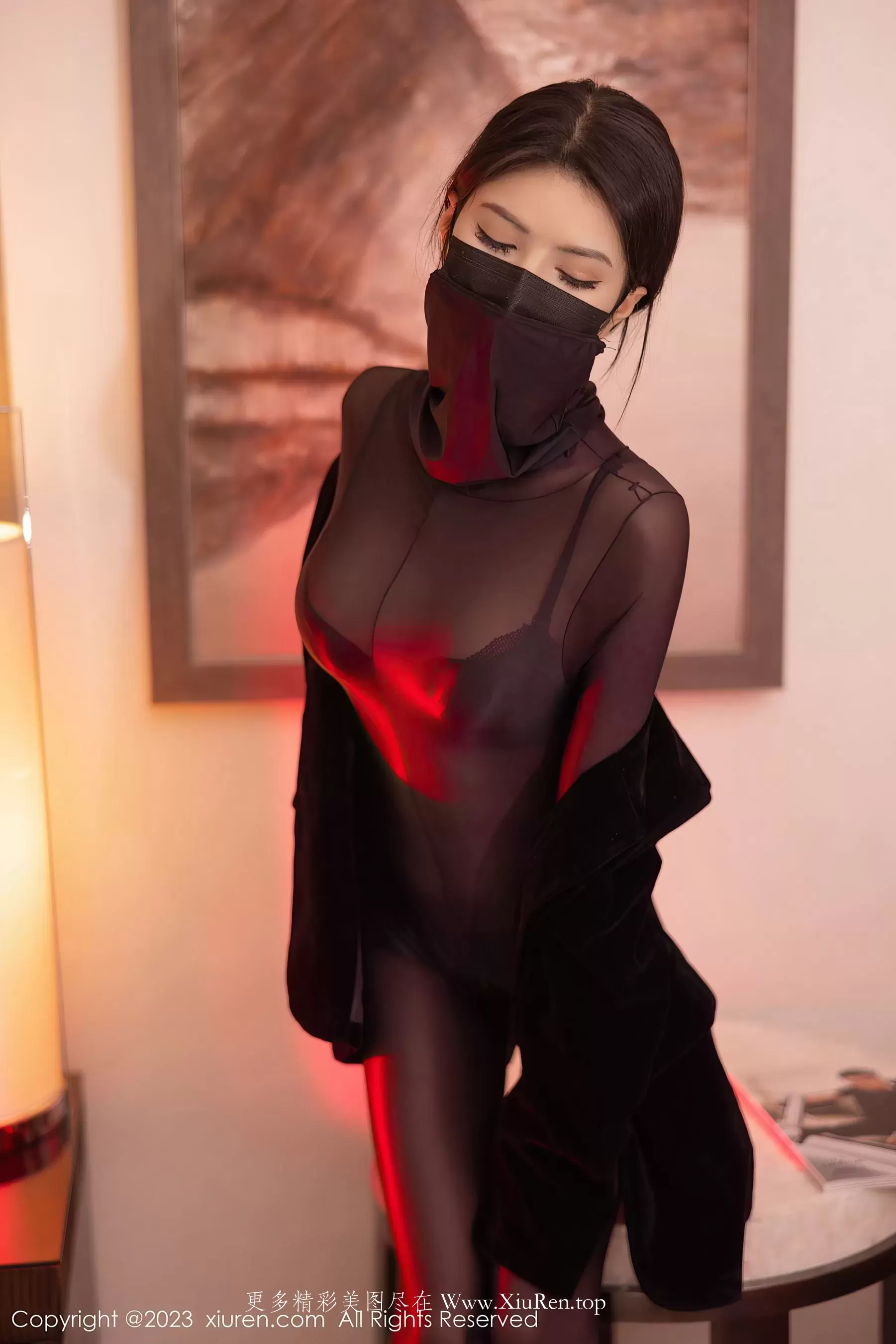  秀人网 No.6090 媛媛酱belle 连体衣美腿第26张