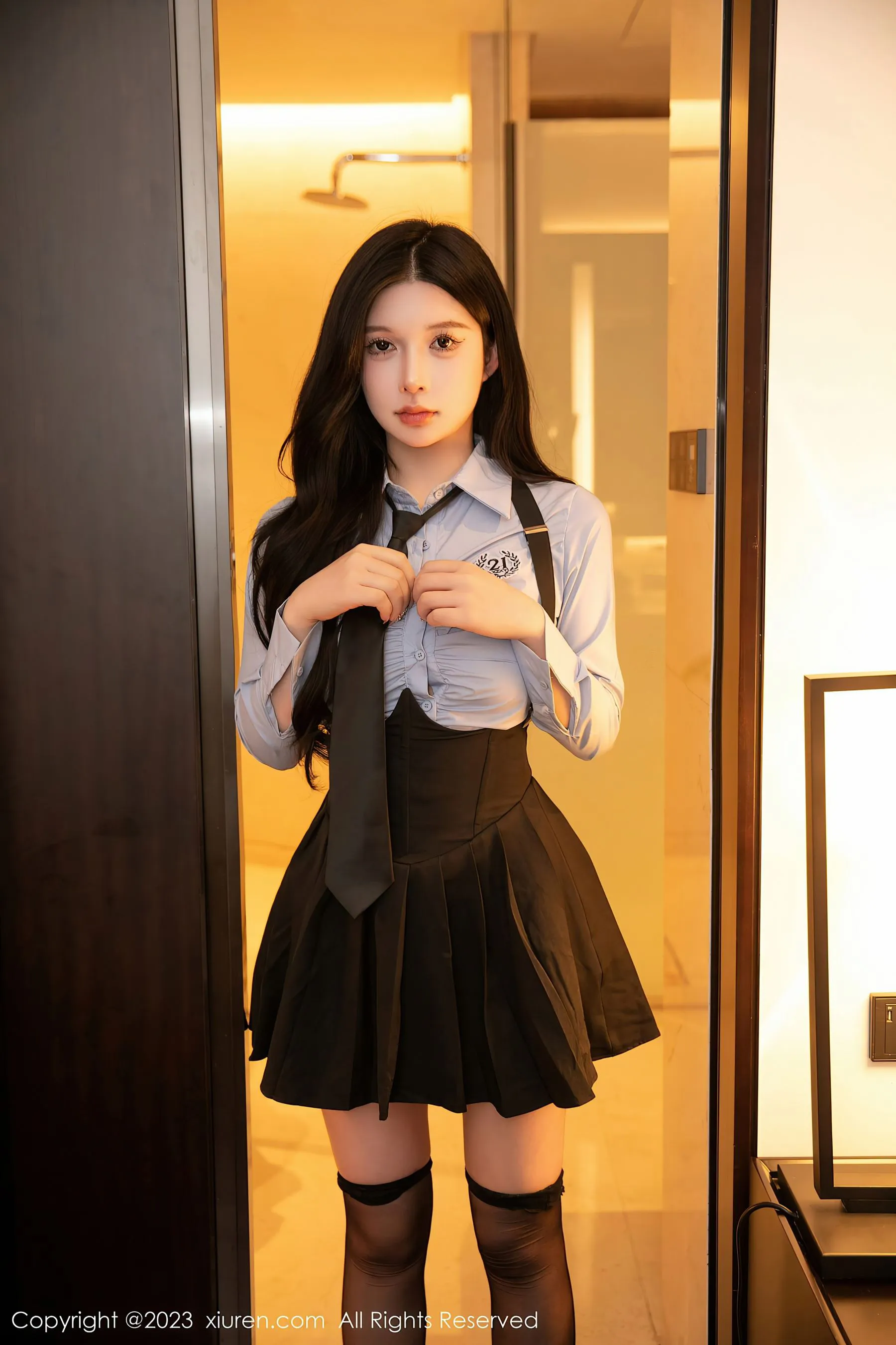 秀人网 No.6539 林珊珊 黑丝美腿插图1