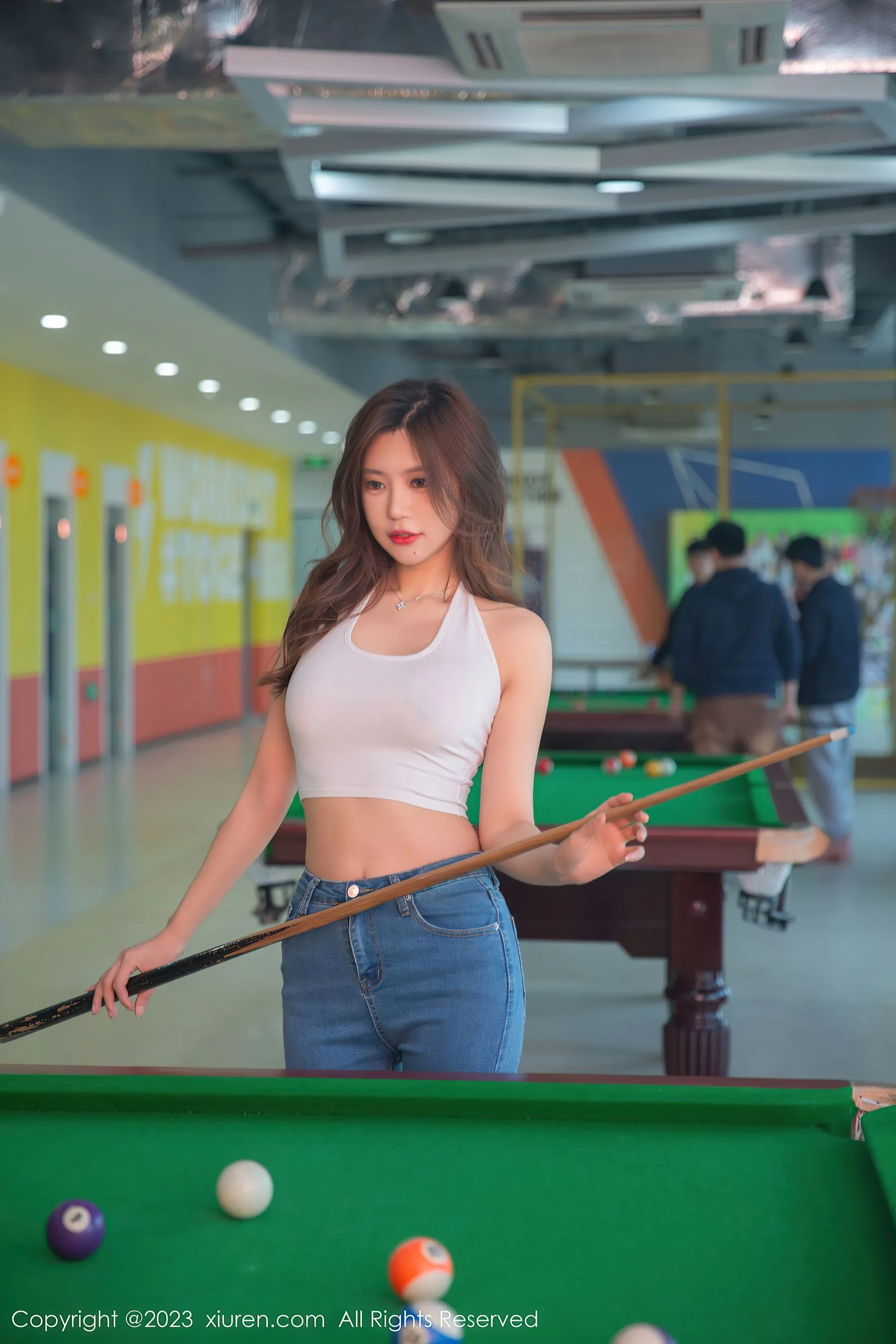 秀人网 No.6690 绮里嘉ula 桌球室美腿插图1