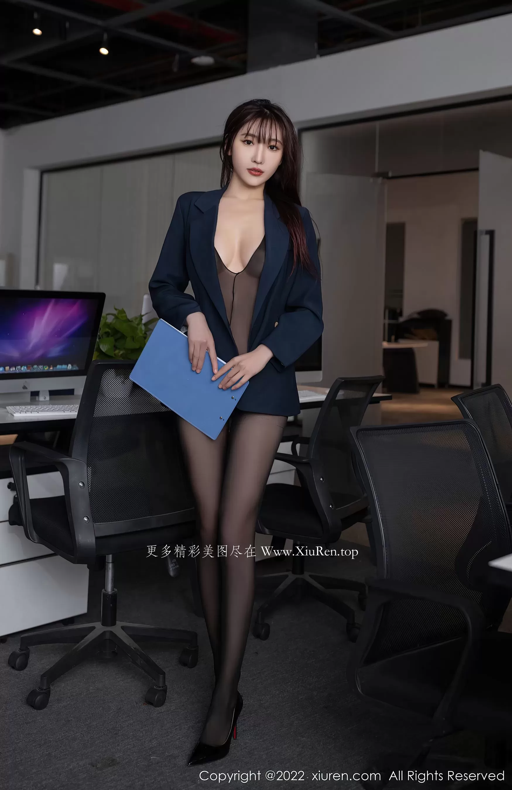  秀人网 No.6006 陆萱萱 连体袜美腿第22张