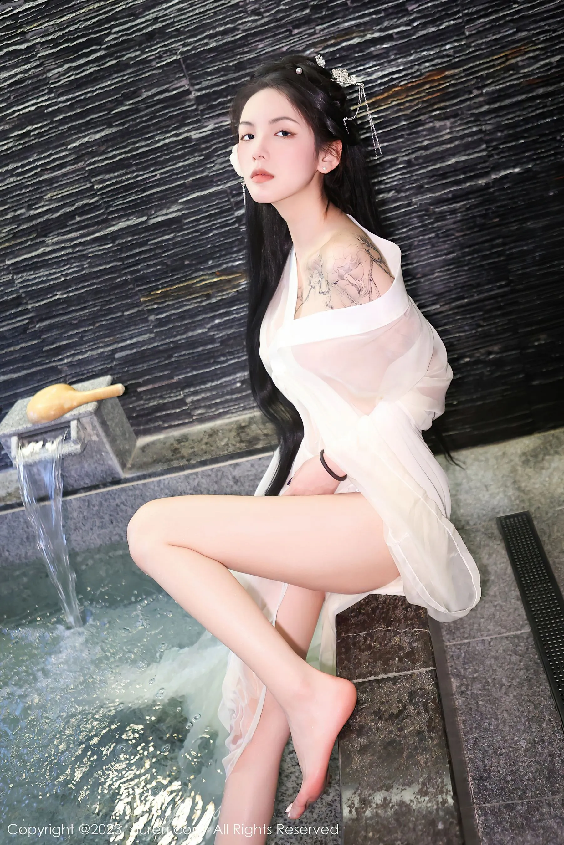 秀人网 No.6430 乔一一 古装美腿插图4