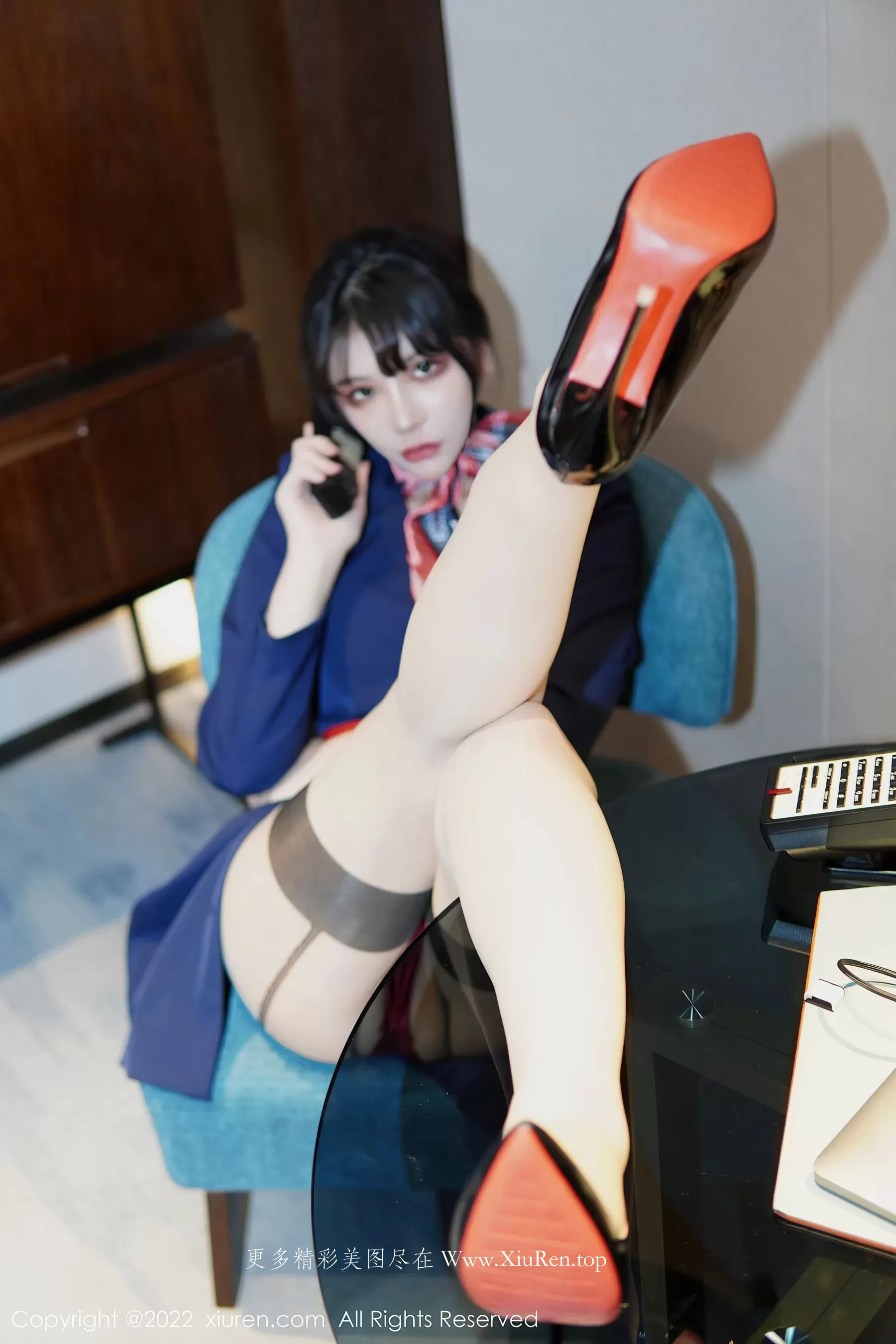 秀人网 No.6048 桃桃子_ 空姐制服第27张