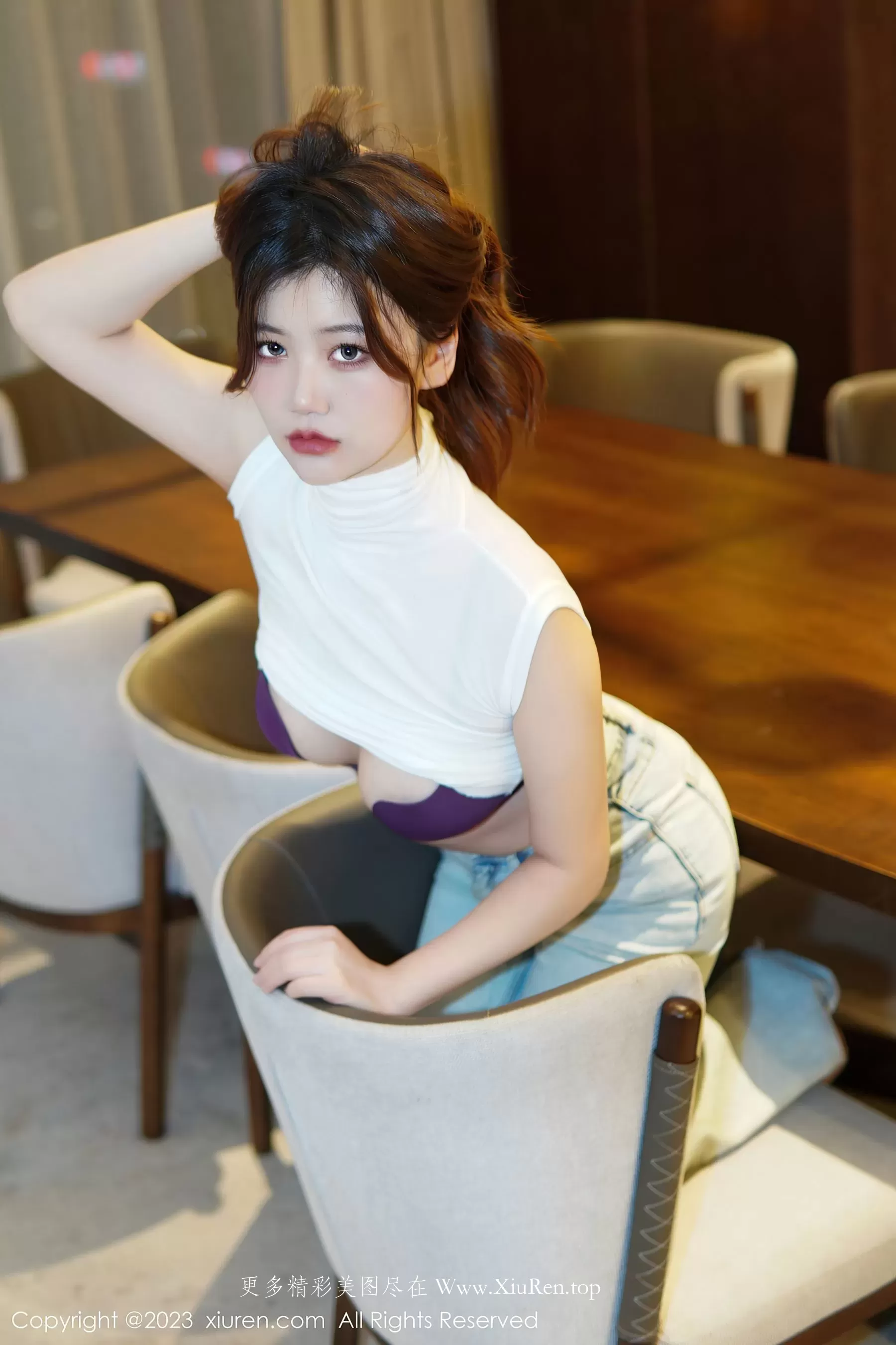 秀人网 No.6102 奈奈子 牛仔裤美腿第27张