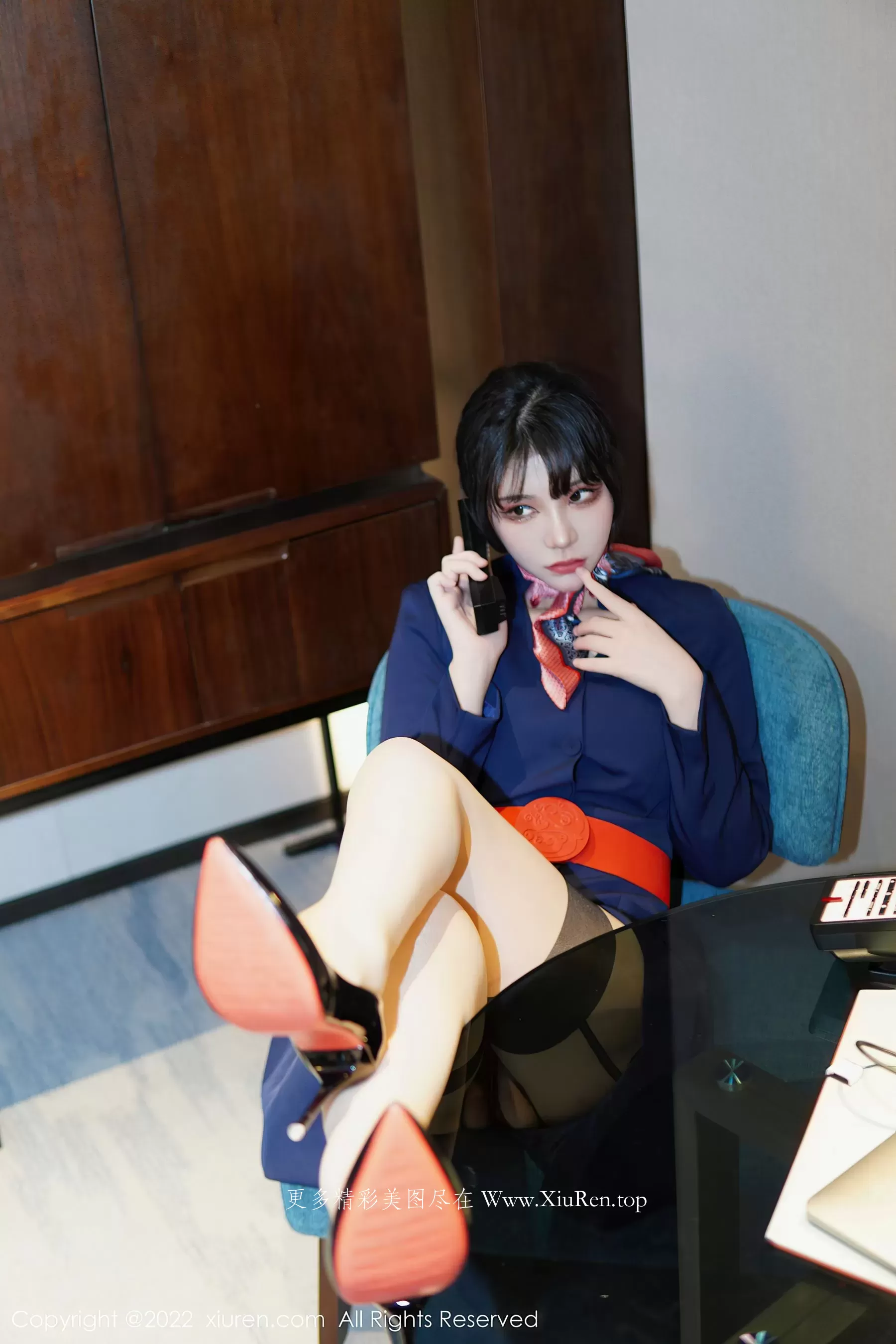 秀人网 No.6048 桃桃子_ 空姐制服第26张