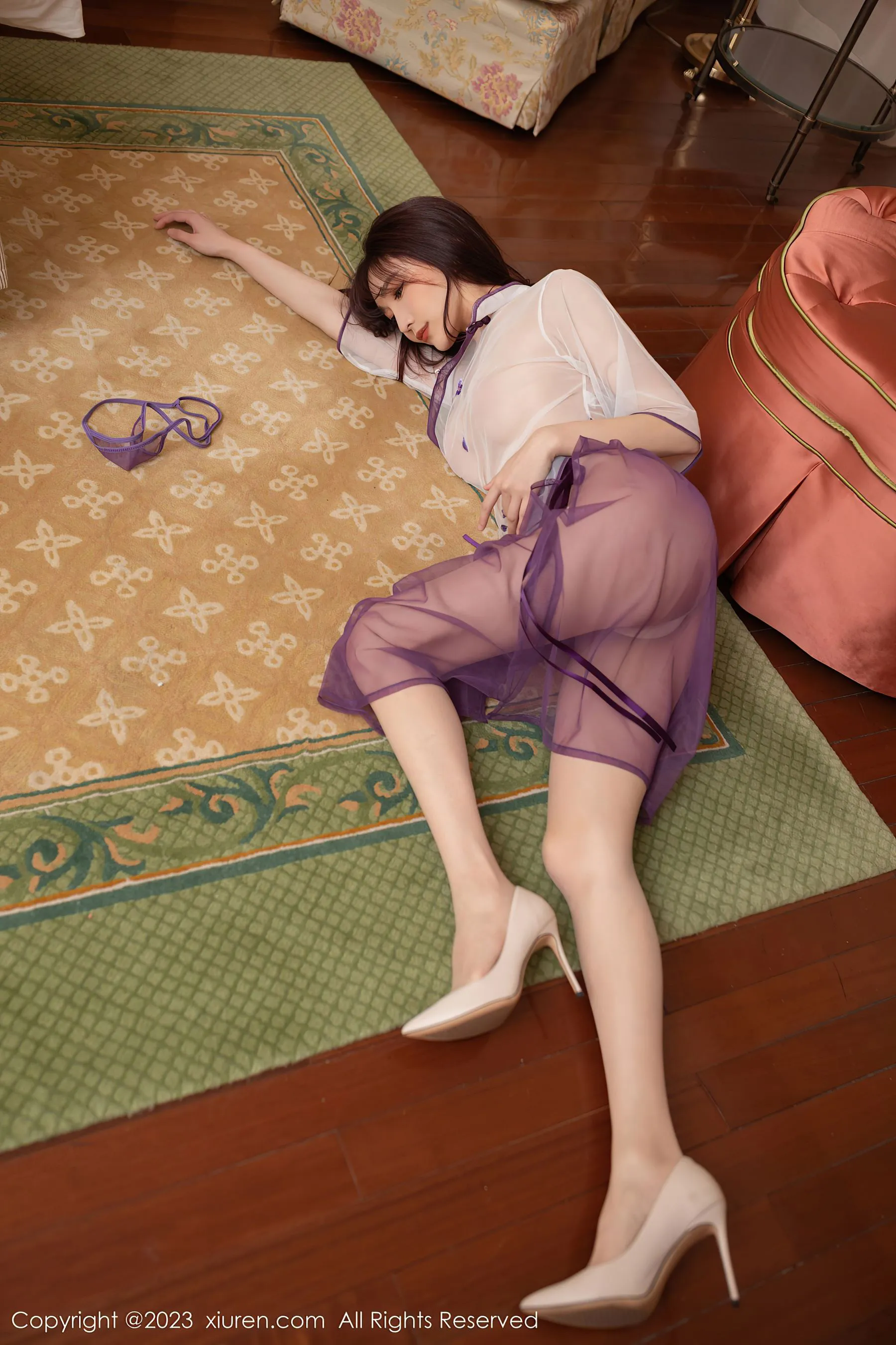 秀人网 No.6608 陆萱萱 古装美腿插图7