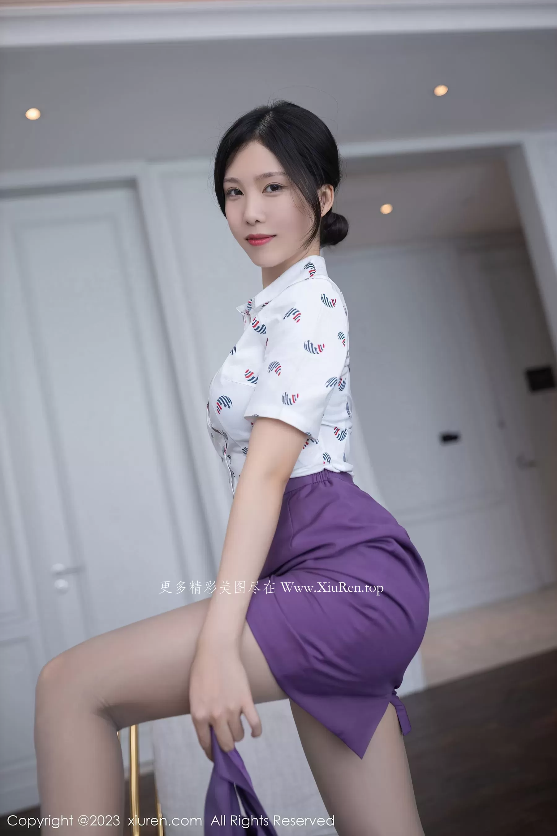  秀人网 No.6084 利世 空姐制服第25张