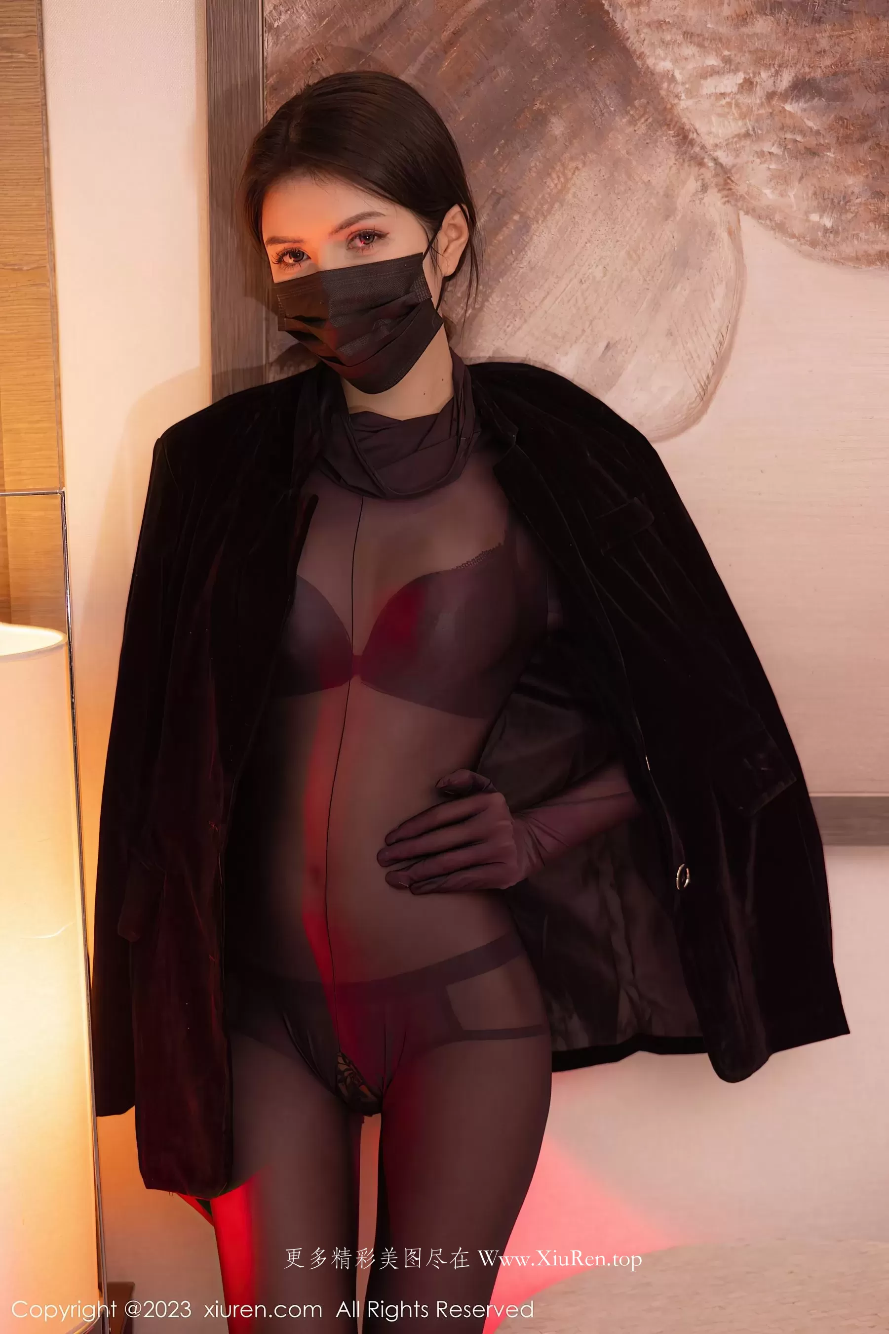  秀人网 No.6090 媛媛酱belle 连体衣美腿第27张