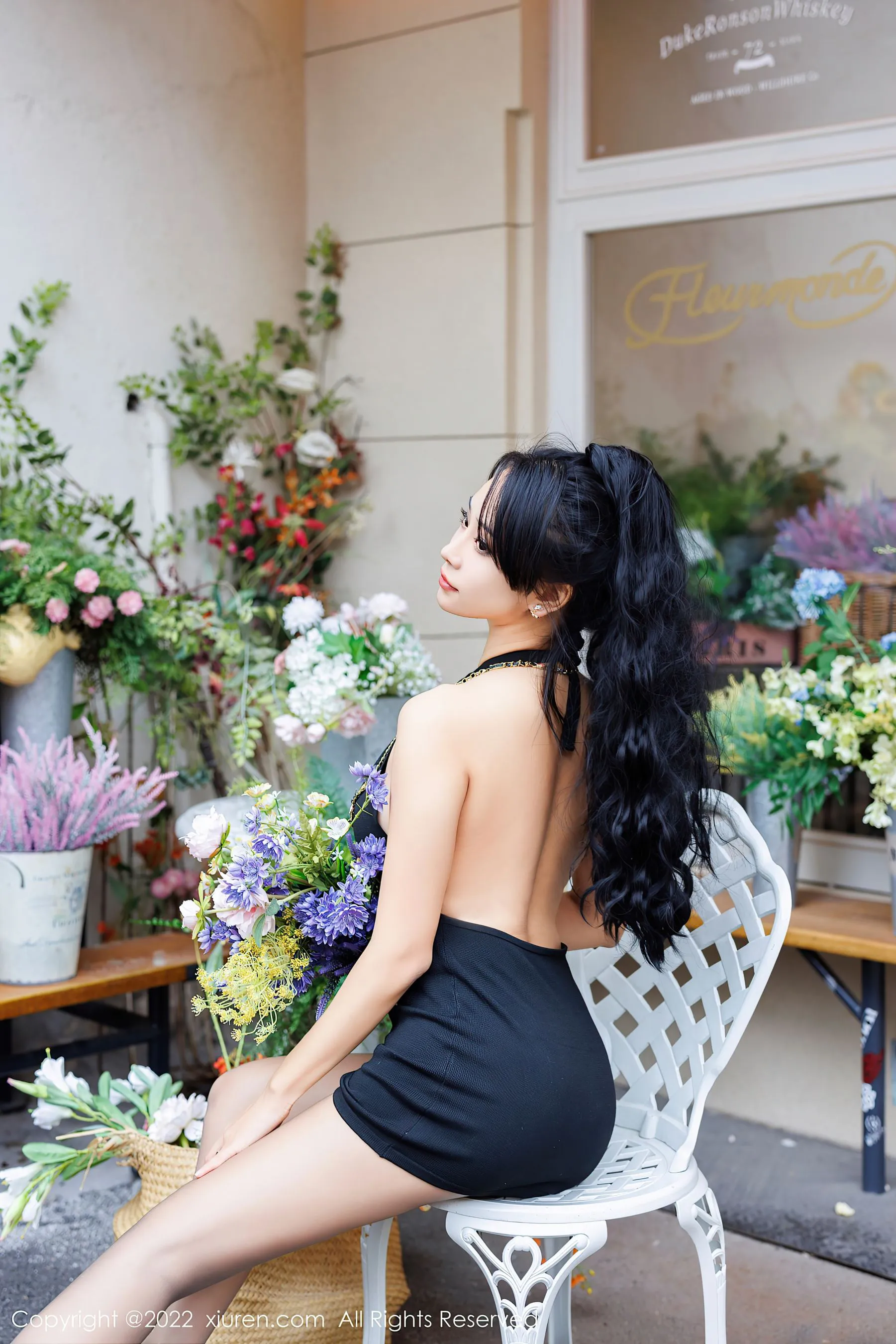 秀人网 No.5583 蓝夏Akasha插图1