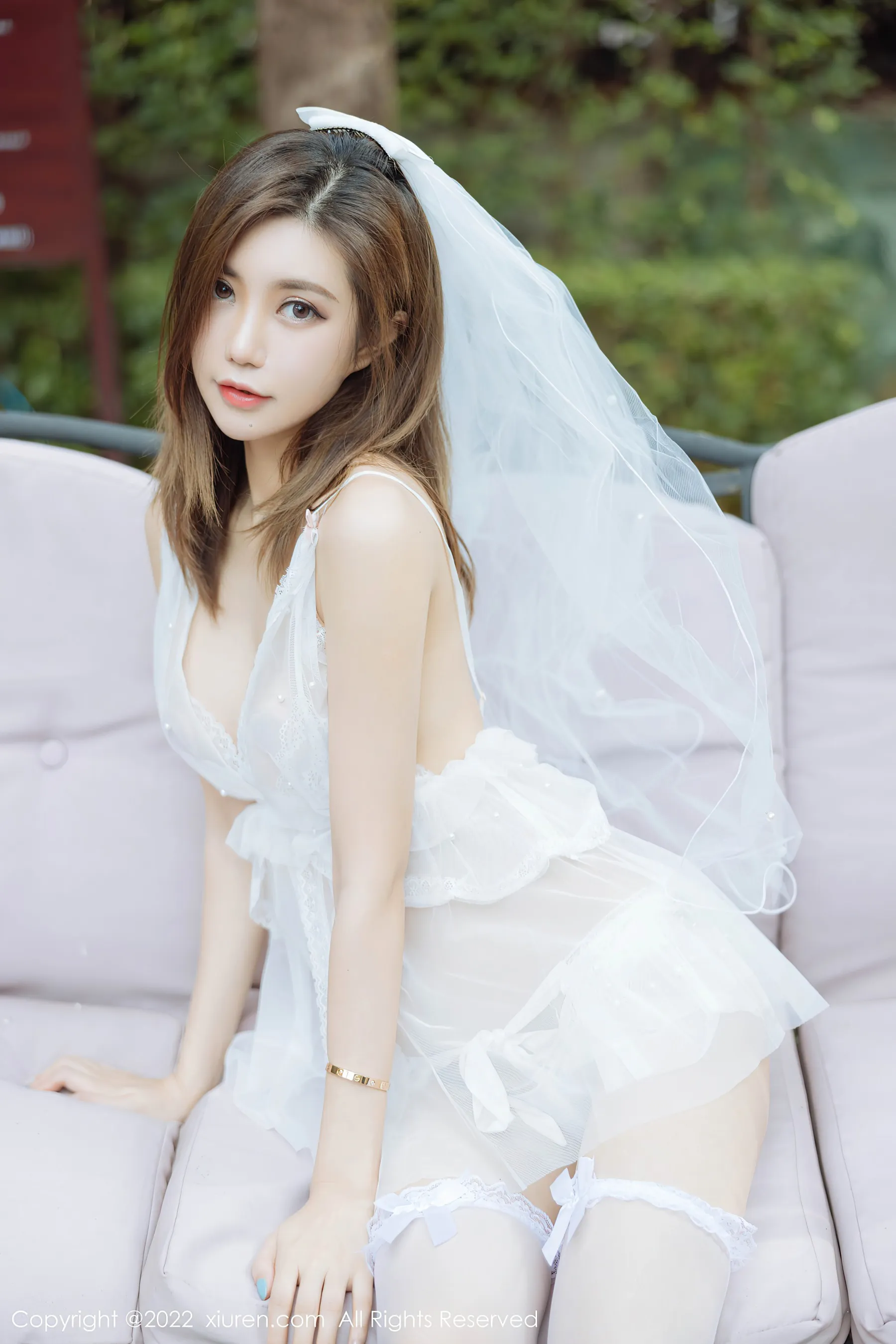 秀人网 No.4820 绮里嘉ula 女神婚纱旅拍插图1