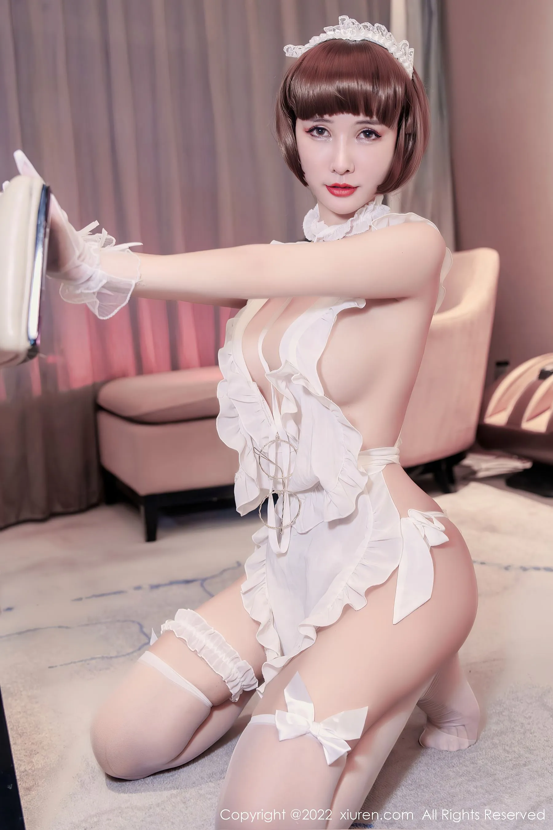 秀人网 No.5116 夏沫沫tifa 丝袜美臀插图1