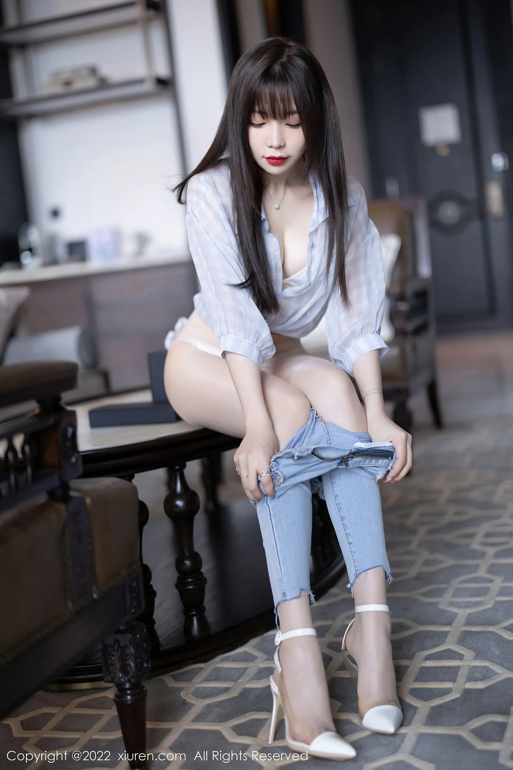 秀人网 No.4976 芝芝Booty 牛仔裤美臀插图7