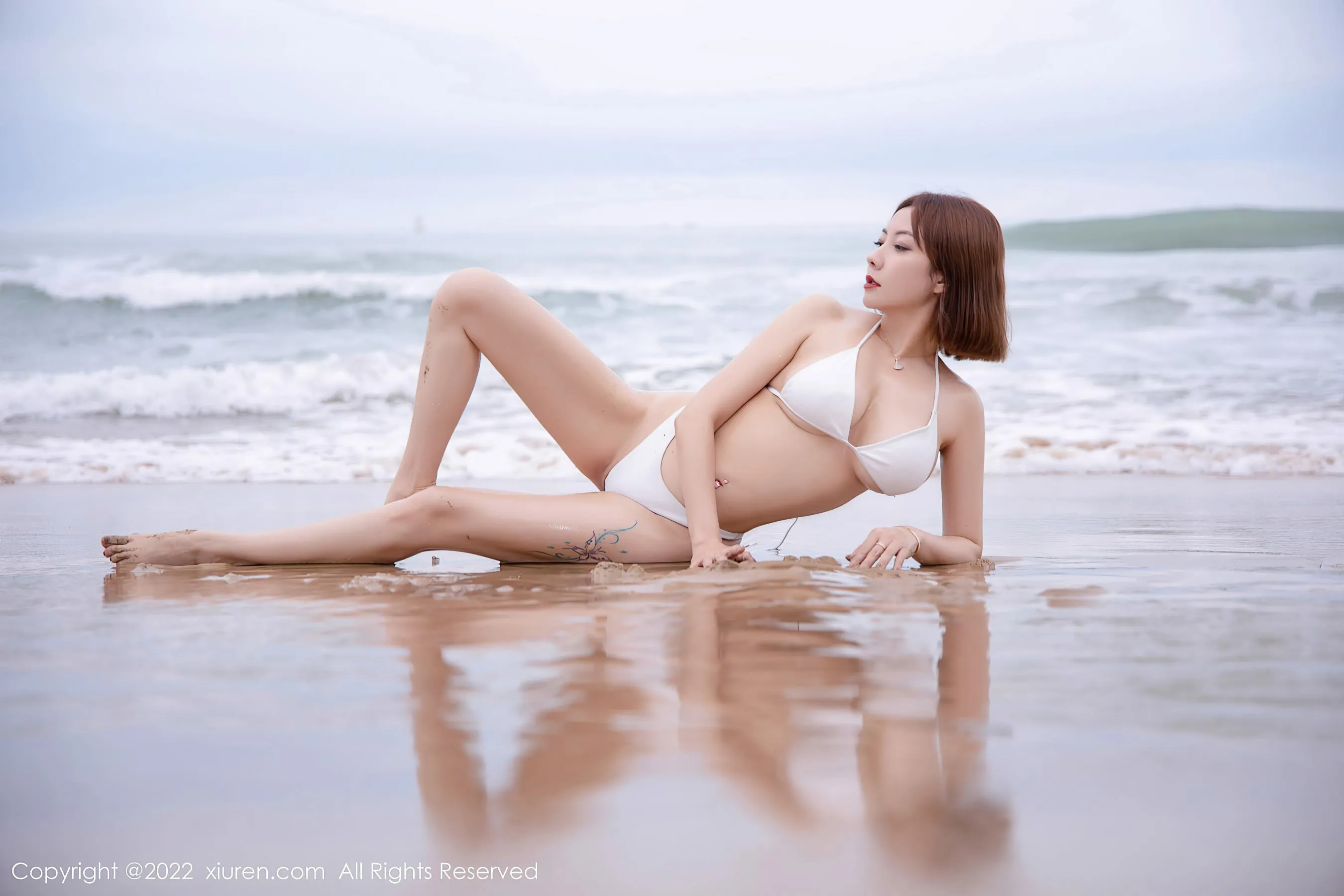 秀人网 No.4853 果儿Victoria 沙滩美臀插图4