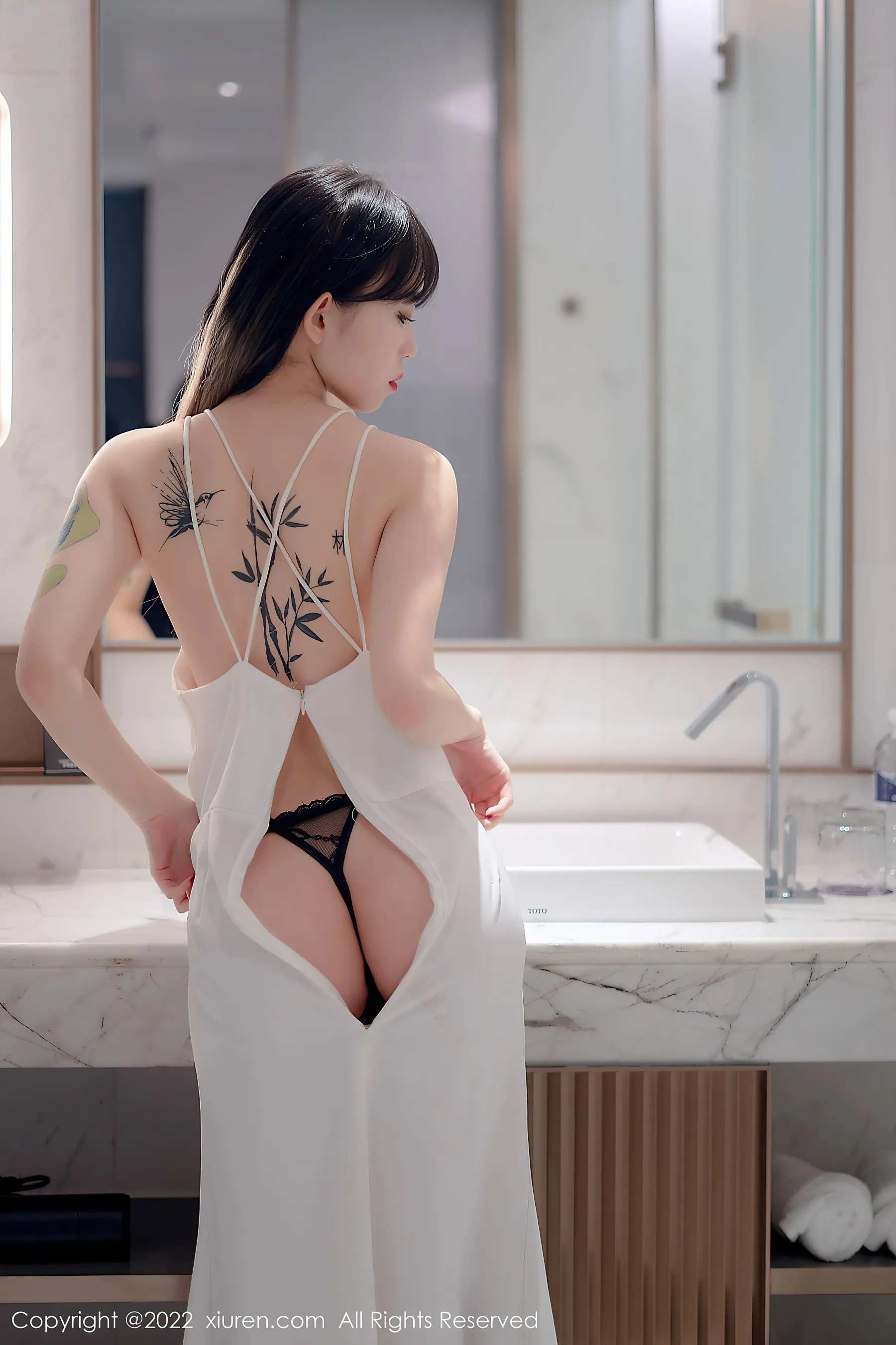 秀人网 No.4611 奶瓶. 淑女美腿长裙薄纱插图3