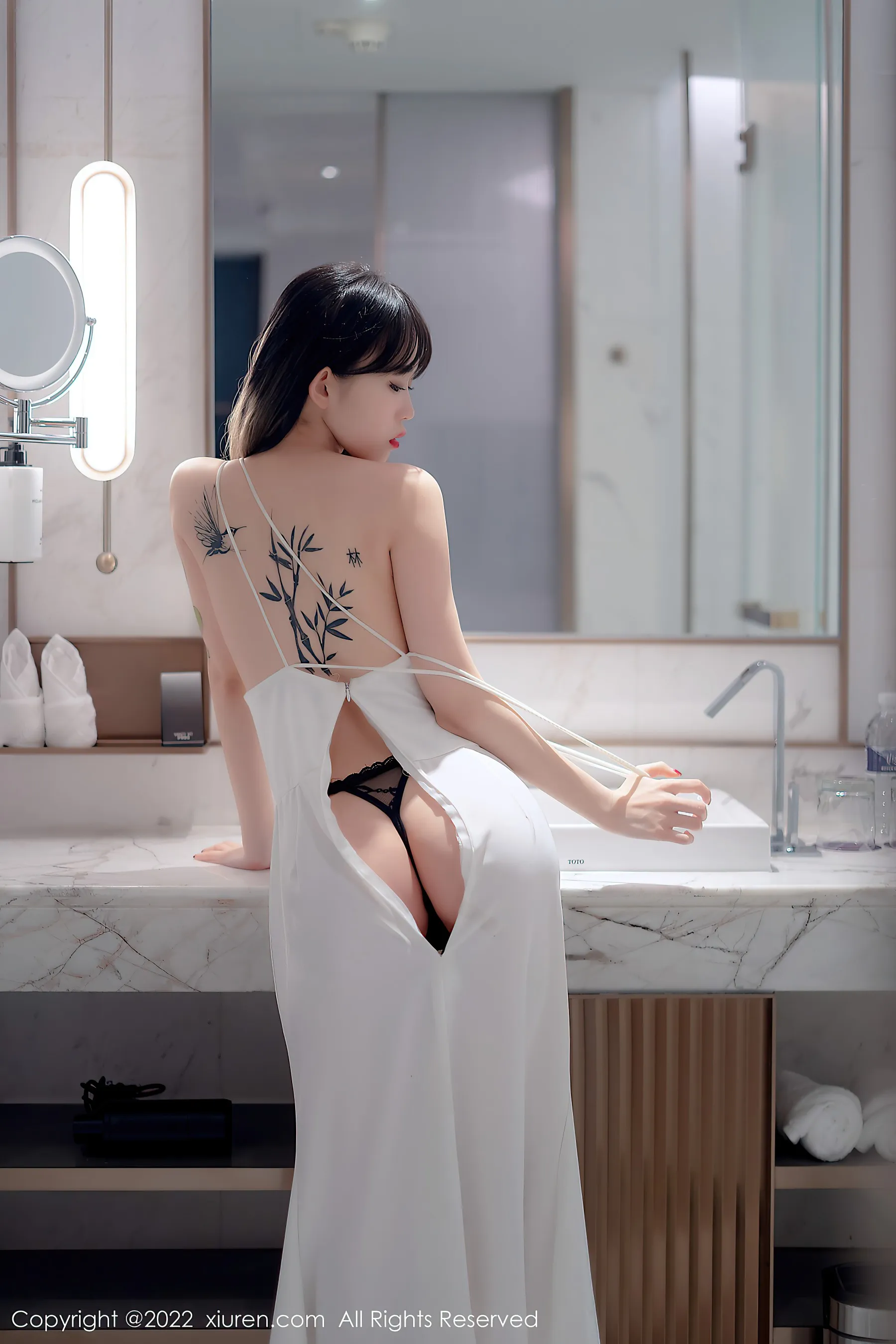 秀人网 No.4611 奶瓶. 淑女美腿长裙薄纱插图5