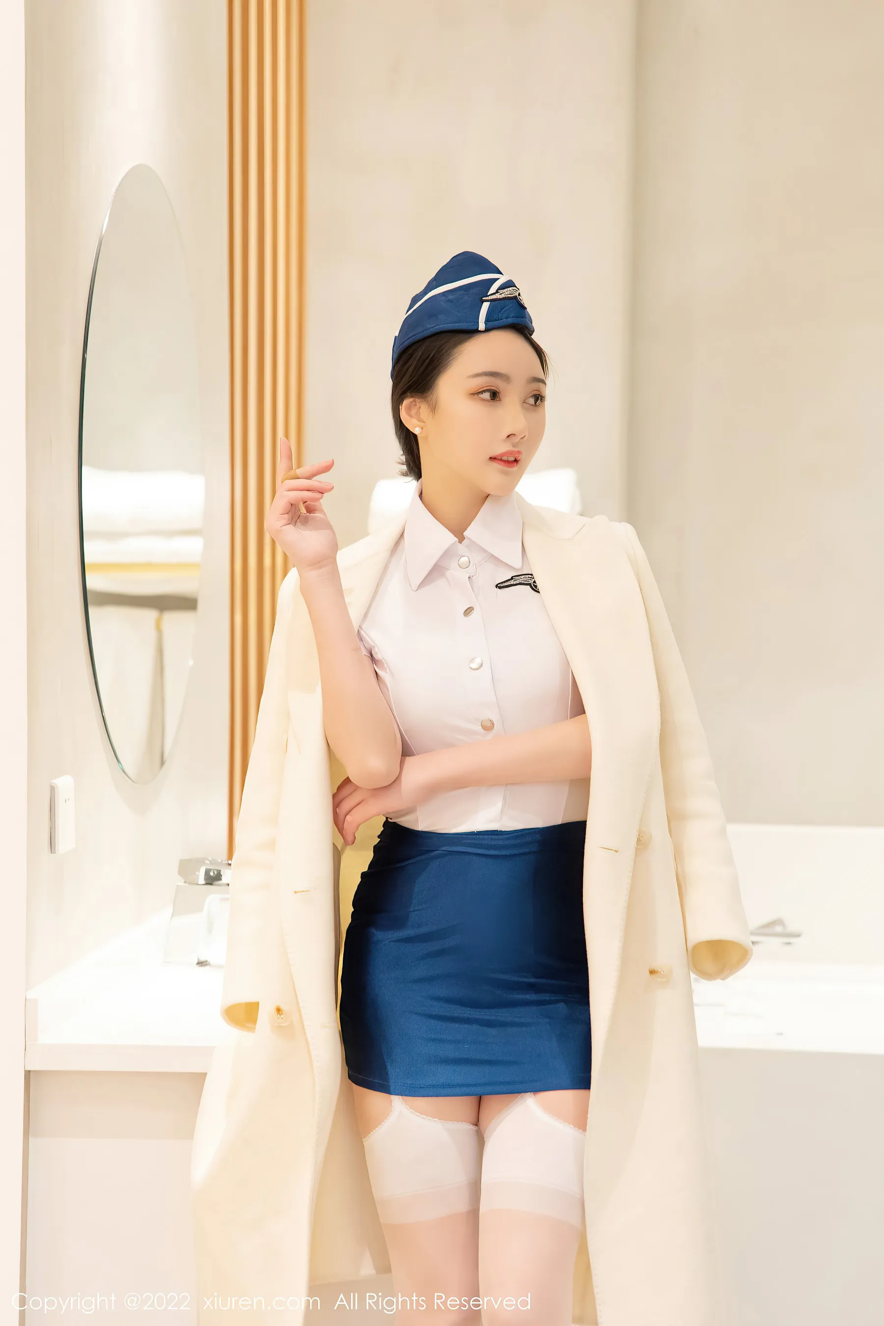 秀人网 No.4750 summer宝宝 空姐制服丝袜|图集秀