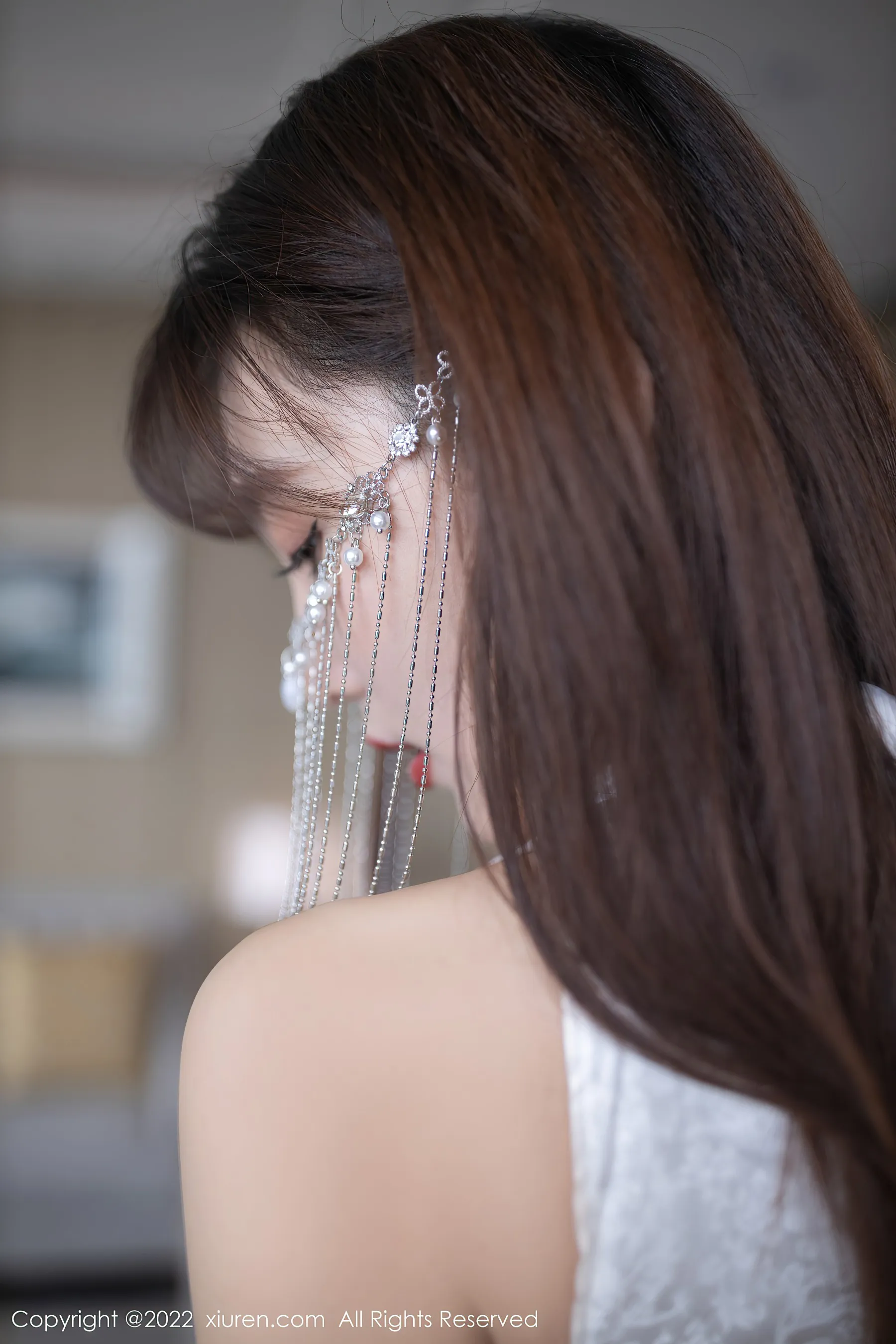 秀人网 No.4660 陆萱萱 丝袜美腿旗袍写真插图1